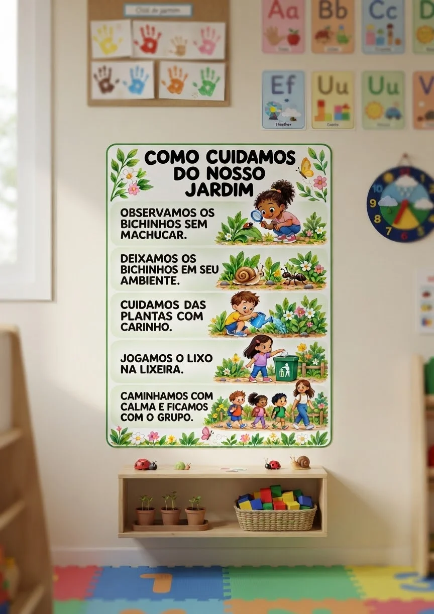 Projeto Bichinhos de Jardim Educação Infantil — amostra 3: Projeto Bichinhos de Jardim para Educação Infantil, com…