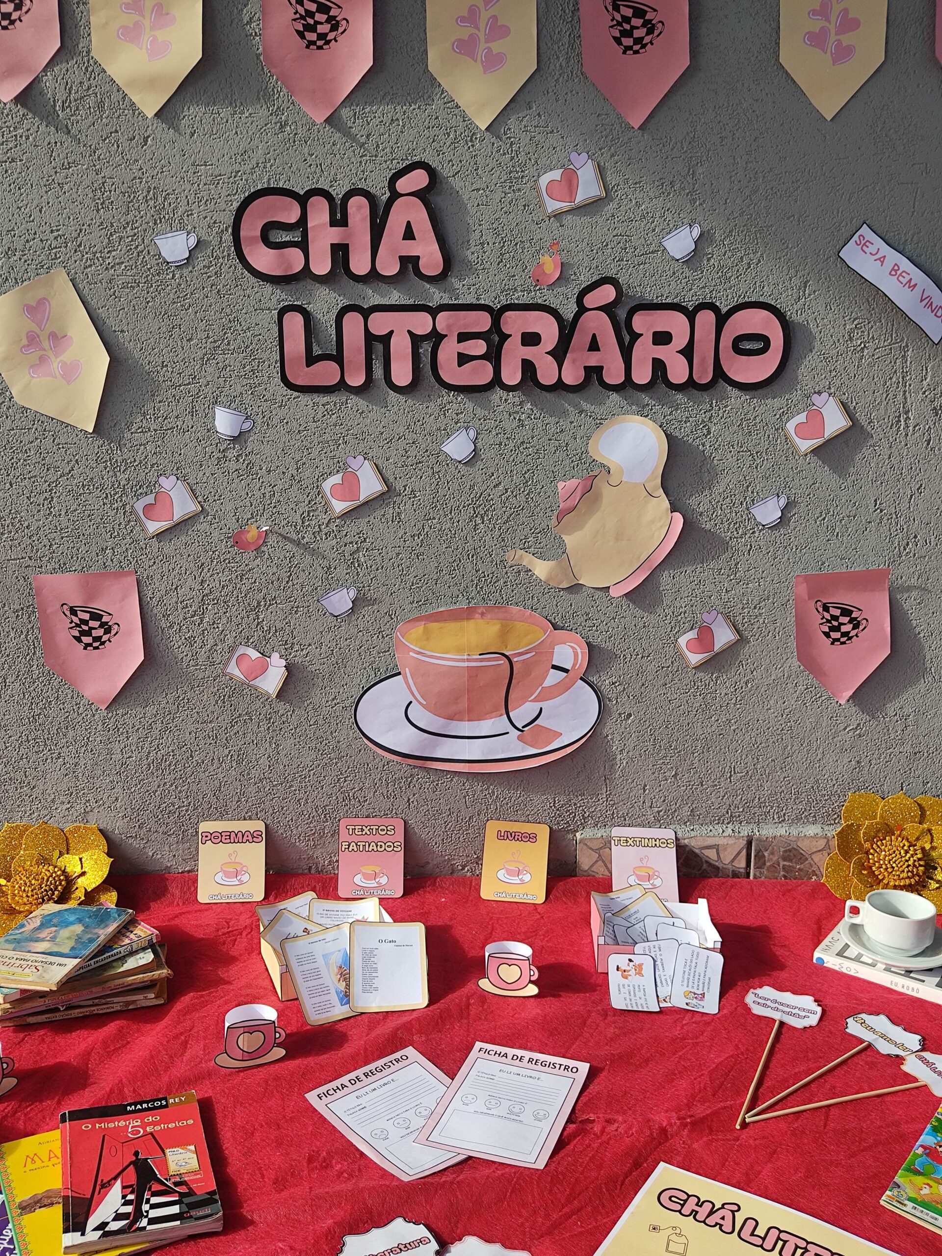 Projeto: chá literário – PDF para Imprimir | Educação Infantil e Anos Iniciais — capa do material