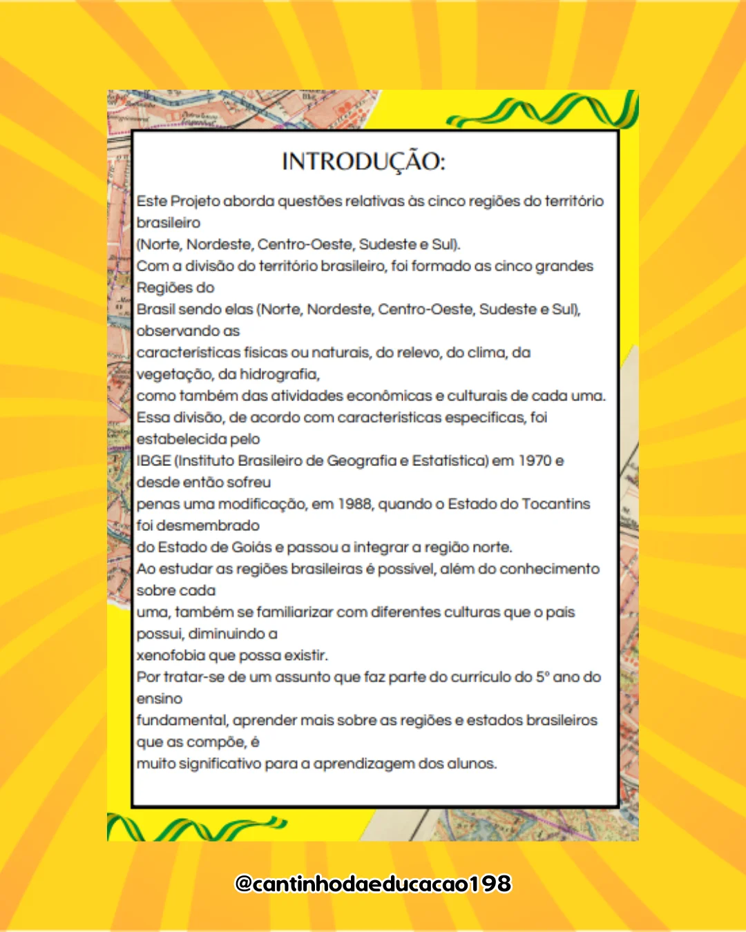 Projeto conhecendo o brasil – Material Pedagógico — amostra 1: O que vem no material