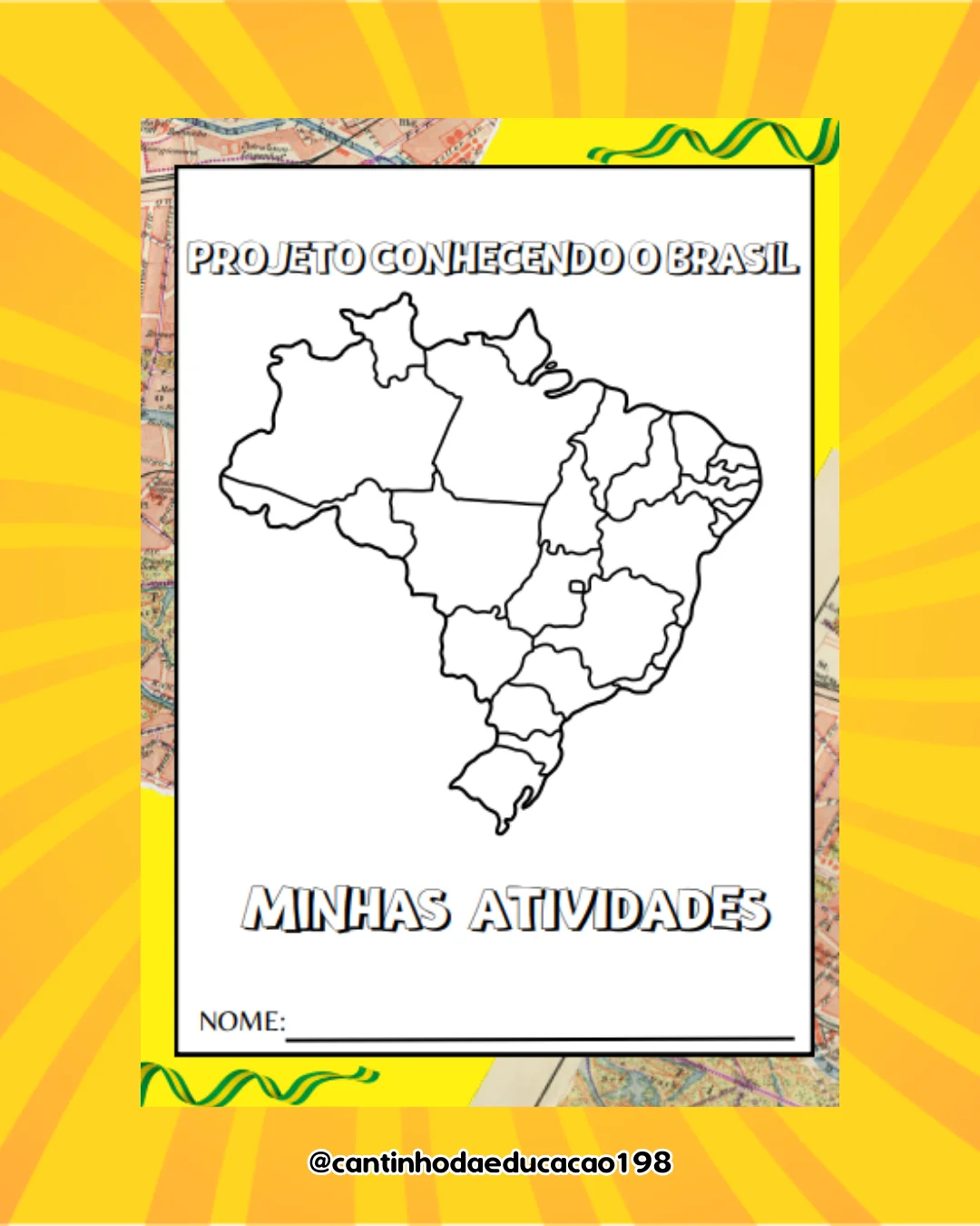 Projeto conhecendo o brasil – Material Pedagógico — amostra 2: Um projeto completo e divertido para explorar as riquezas,…