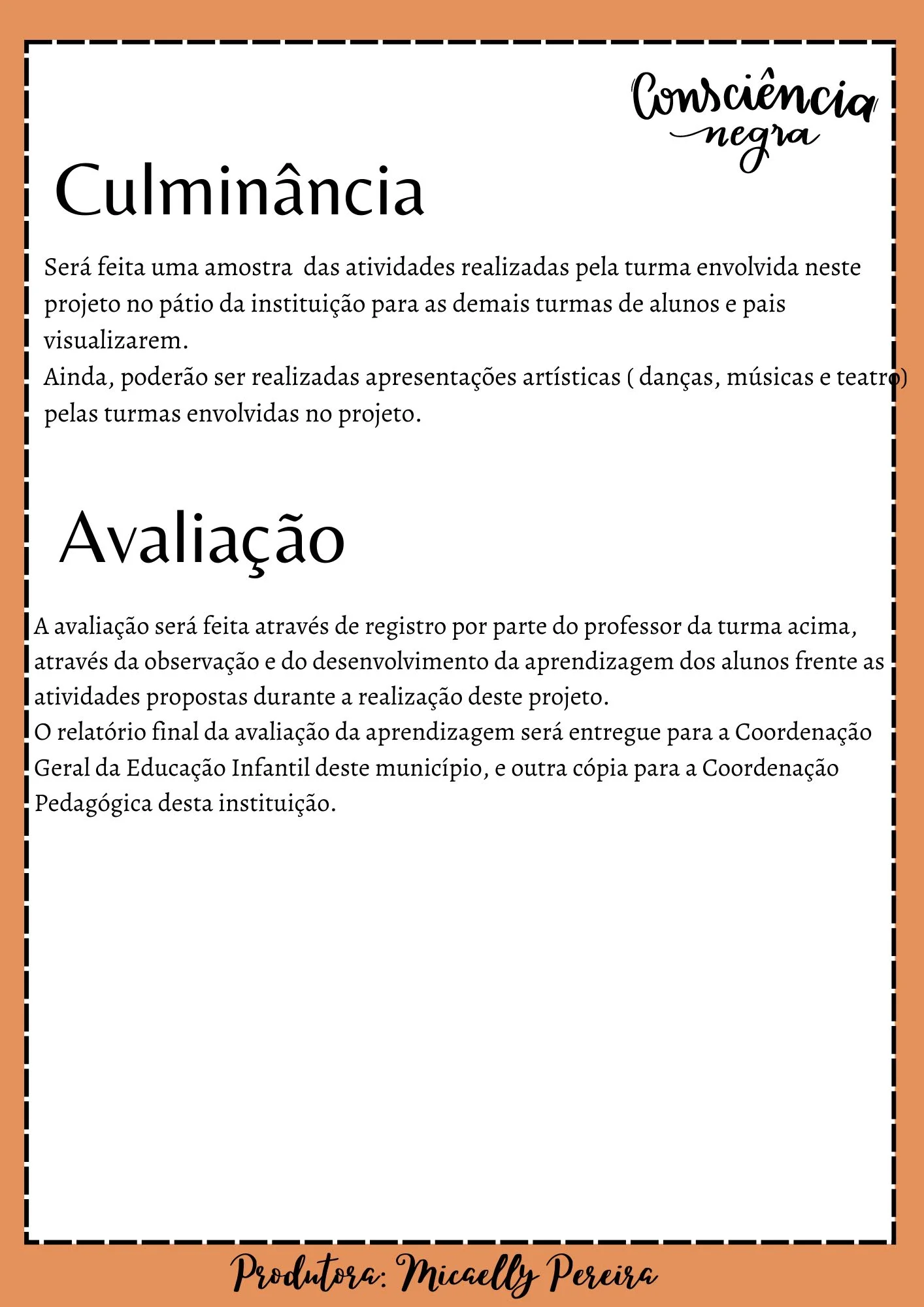 PROJETO CONSCIÊNCIA NEGRA – RESPEITAR E VALORIZAR! ANOS INICIAIS — amostra 1: Um material pensado para trabalhar a…