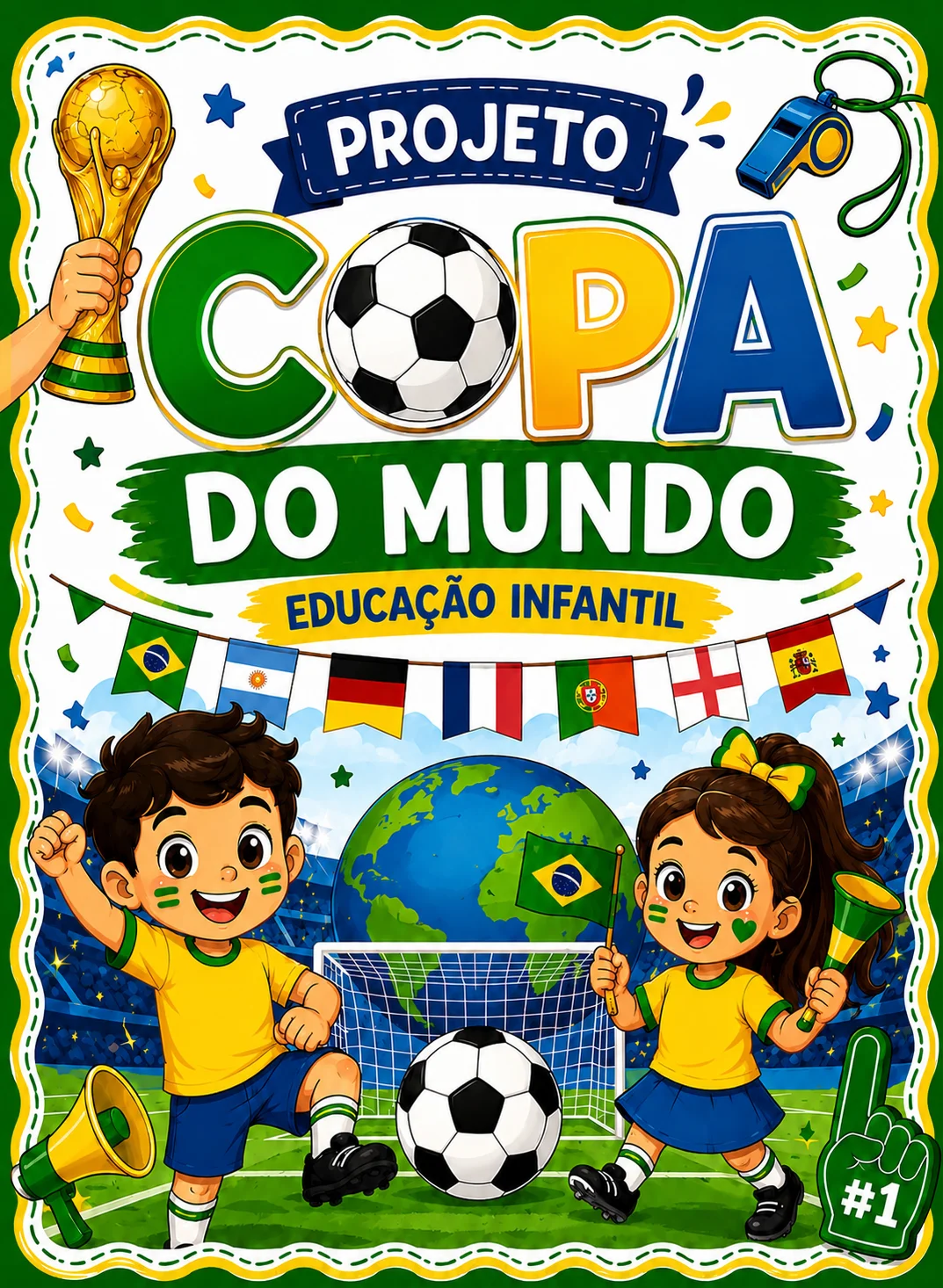 Projeto Copa para Educação Infantil. Kit encantador — Matemática para Educação Infantil: Um kit pedagógico completo, lúdico…