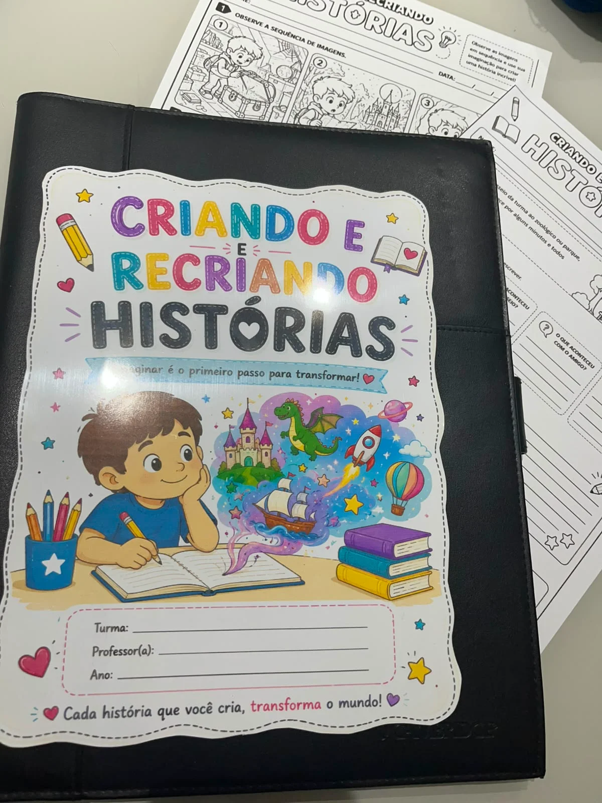 Projeto: “Criando e Recriando Histórias” — amostra 1: Você sente que seus alunos têm dificuldade para escrever, criar…