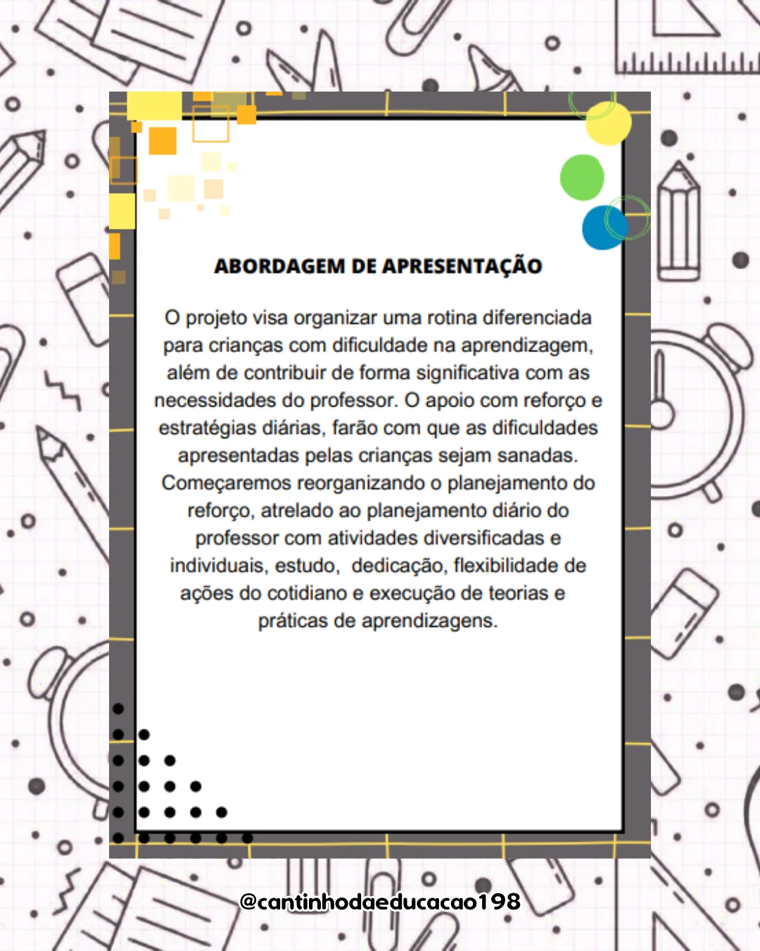 Projeto de intervenção pedagógica – PDF para Imprimir — amostra 1: O que vem no material