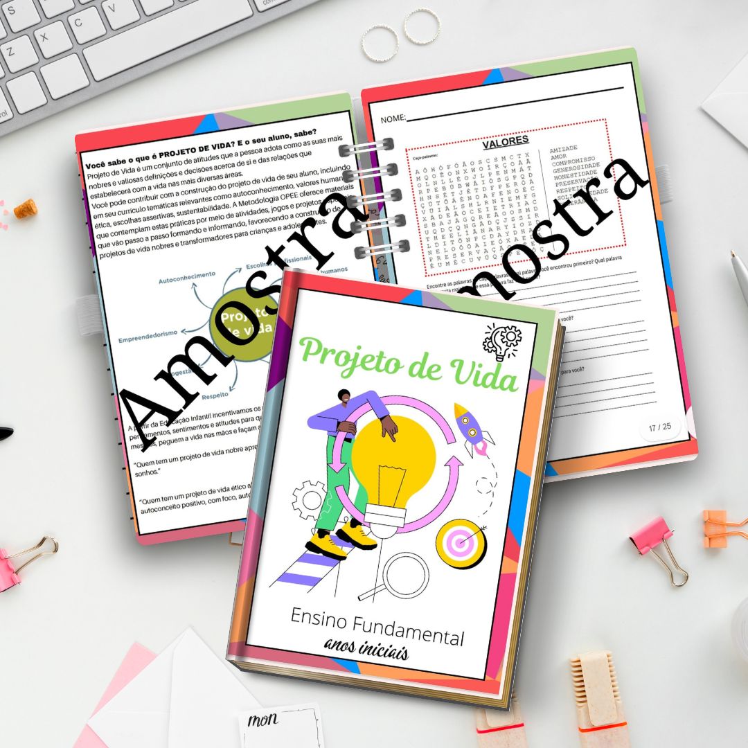 Projeto de vida - anos iniciais – PDF para Imprimir — Planners e organização para Todas as séries: O Projeto de Vida nos…