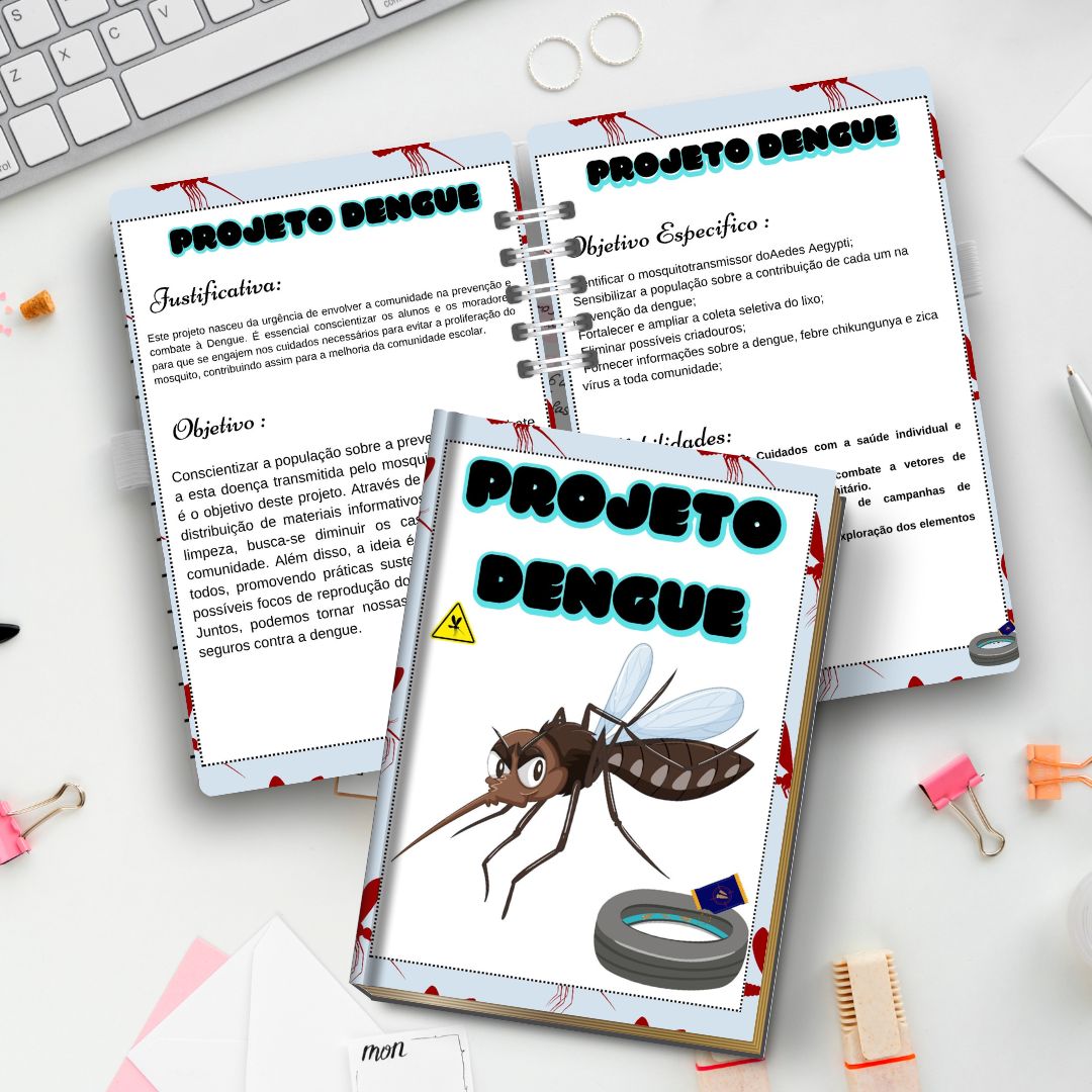 Projeto dengue – PDF para Imprimir — História para Educação Infantil: Conheça o Projeto Dengue, um material didático…