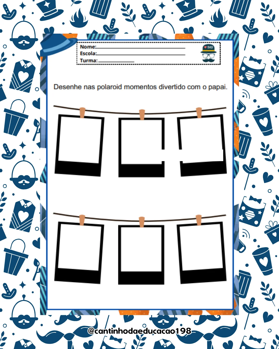 Projeto dia dos pais – Material Pedagógico — amostra 2: Um projeto especial para celebrar o amor, o carinho e os momentos…