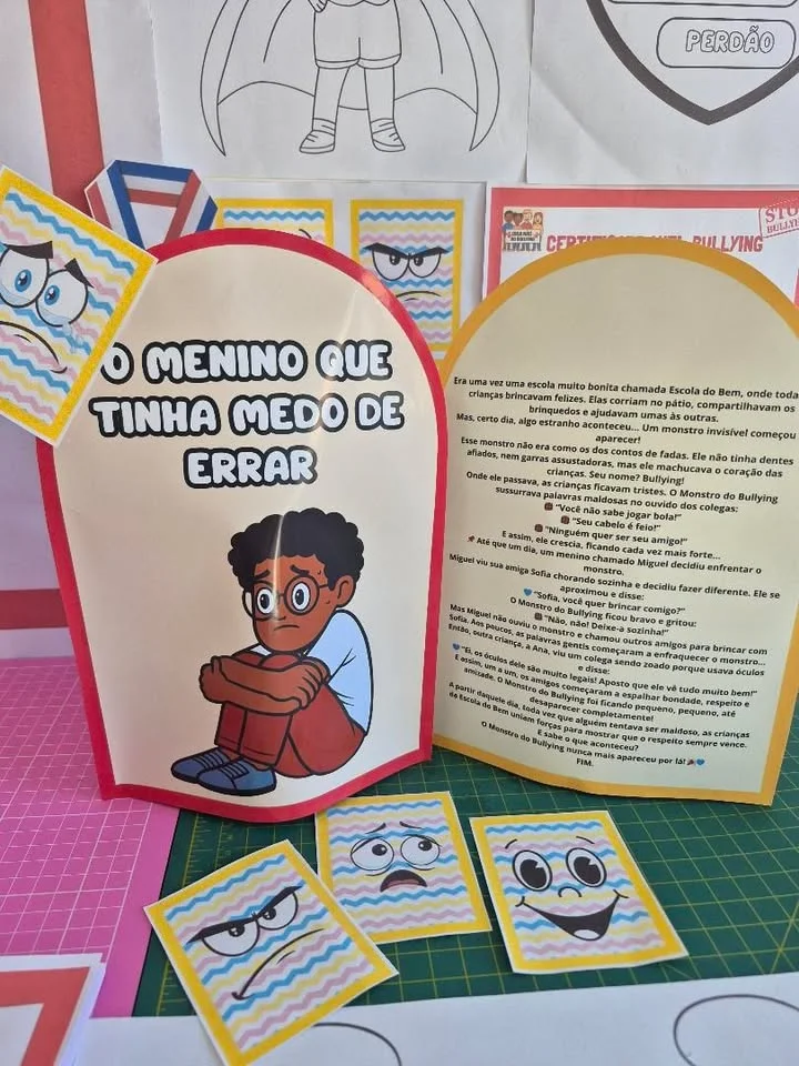 🚫🎭 PROJETO "DIGA NÃO AO BULLYING!" 🎭🚫 — amostra 3: O bullying deixa marcas que muitas vezes não podem ser vistas