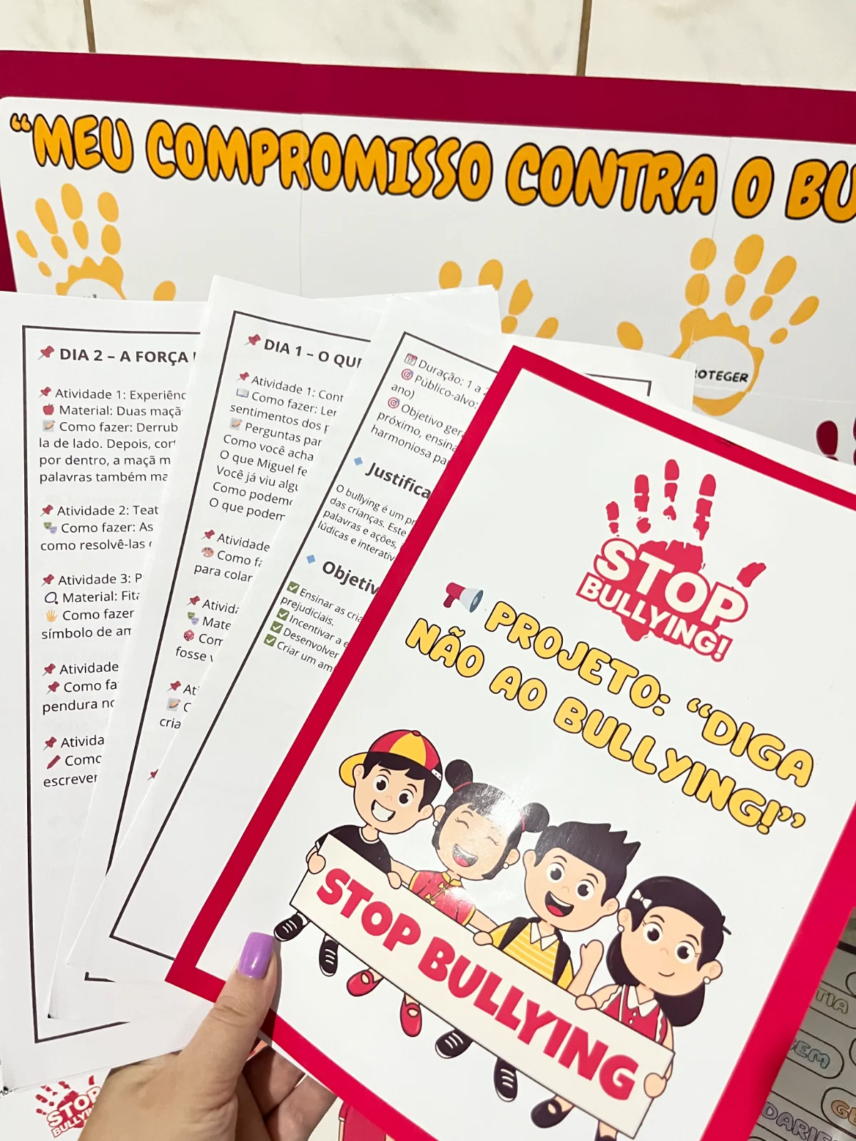 PROJETO "DIGA NÃO AO BULLYING! — amostra 4: Chegou o recurso ideal para ensinar sobre respeito, empatia e convivência…