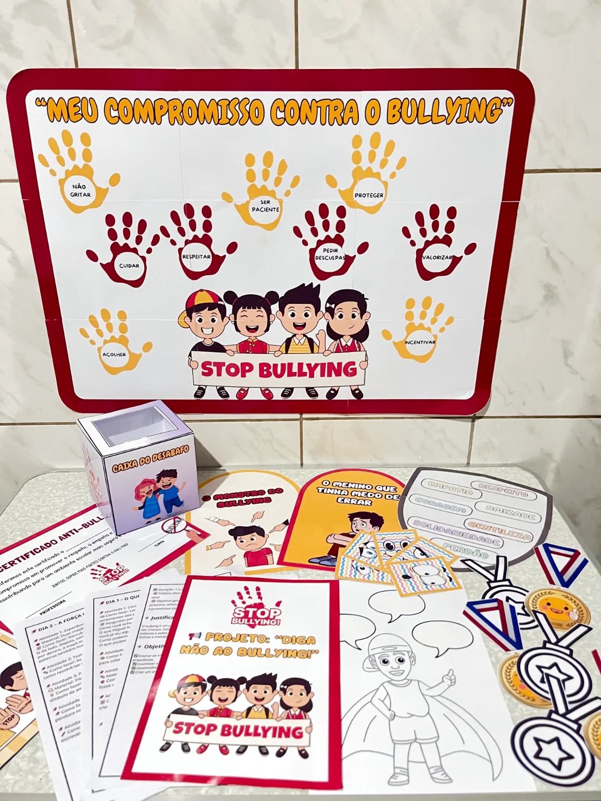 PROJETO "DIGA NÃO AO BULLYING! — amostra 5: Chegou o recurso ideal para ensinar sobre respeito, empatia e convivência…