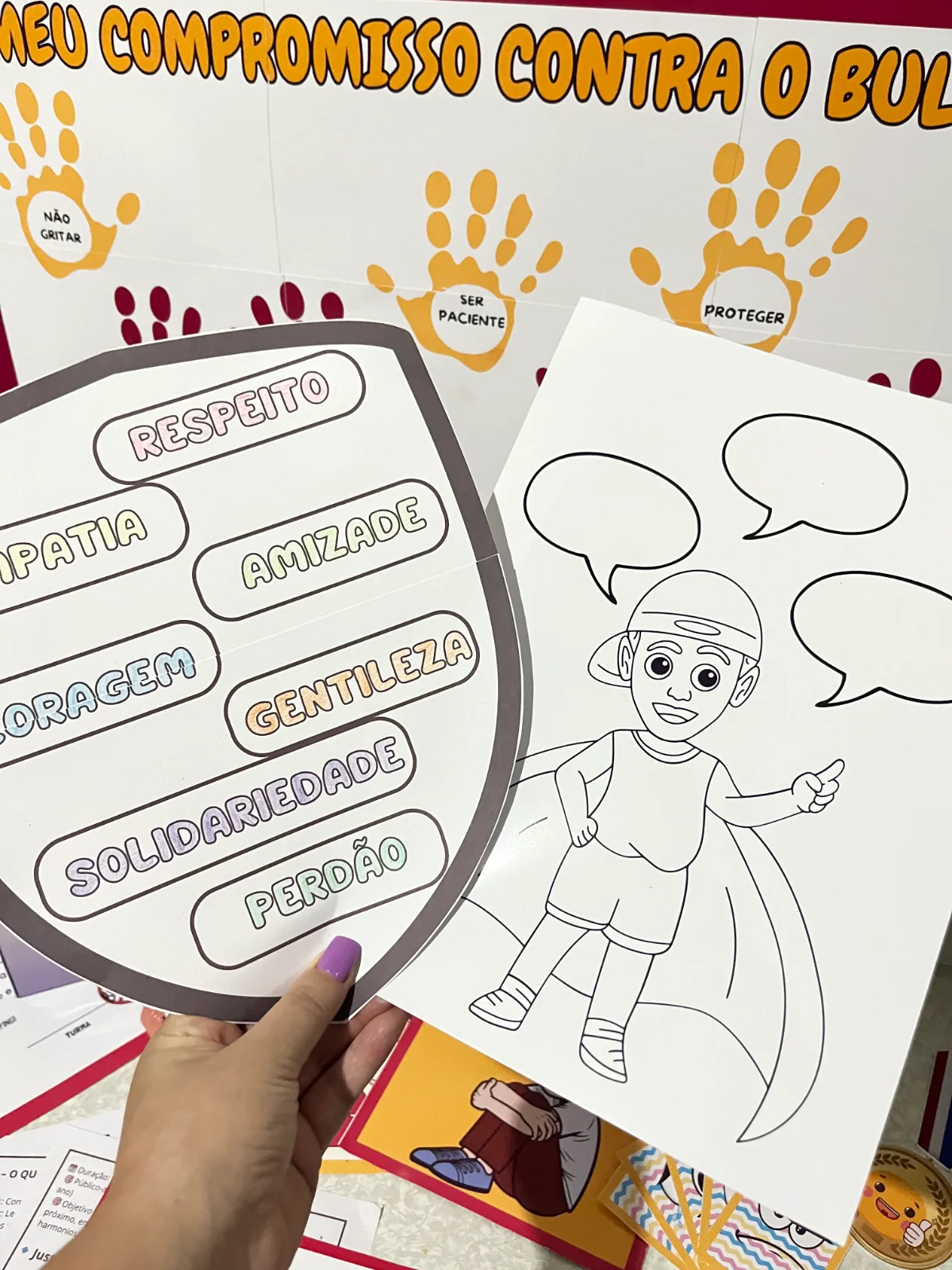 🚫🎭 PROJETO "DIGA NÃO AO BULLYING!" 🎭🚫 — amostra 6: Chegou o recurso ideal para ensinar sobre respeito, empatia e… 🚫🎭 PROJETO "DIGA NÃO AO BULLYING!" 🎭🚫 — amostra 6: Chegou o recurso ideal para ensinar sobre respeito, empatia e…