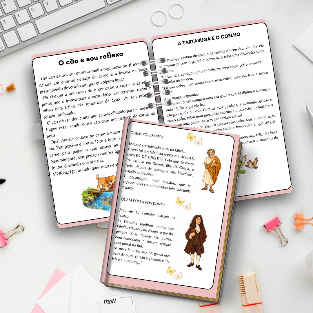 Projeto: fábulas – PDF para Imprimir — amostra 1: O que vem no material Projeto: fábulas – PDF para Imprimir — amostra 1: O que vem no material