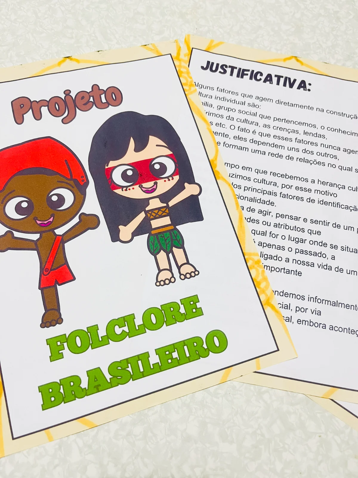 Projeto Folclore – Aprender Brincando - PLR — amostra 1: Sobre o Projeto Folclore – Aprender Brincando - PLR