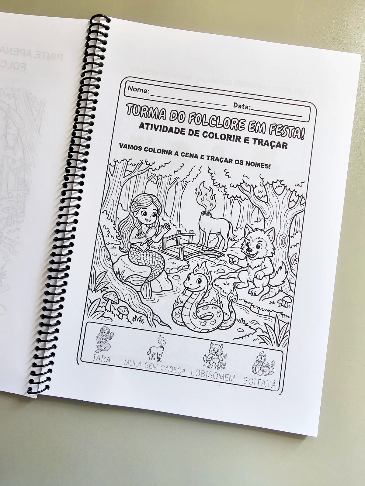 Projeto Folclore – Completo e Pronto para Usar🌿📚✨ — amostra 1: Leve a magia do folclore brasileiro para a sua sala de…