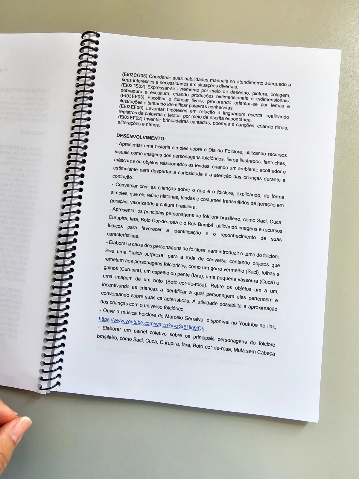 Projeto Folclore para Educação Infantil — amostra 5: Projeto completo sobre o folclore brasileiro (40 páginas), com…