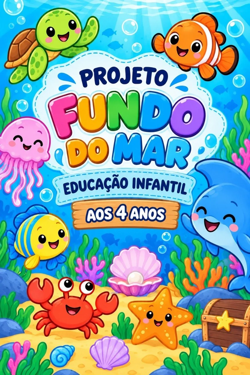 🌊🐠 PROJETO FUNDO DO MAR – EDUCAÇÃO INFANTIL 🐠🌊 — Matemática para Educação Infantil: Prepare-se para levar as crianças…