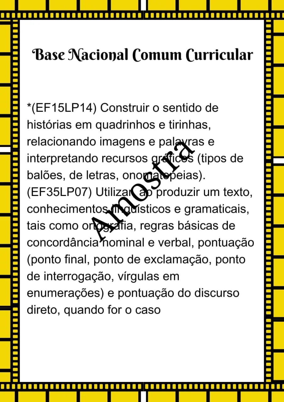 Projeto Histórias em Quadrinhos - Atividades de Leitura, Interpretação e Produção Textual Ensino Fundamental — amostra 2:… Projeto Histórias em Quadrinhos - Atividades de Leitura, Interpretação e Produção Textual Ensino Fundamental — amostra 2:…