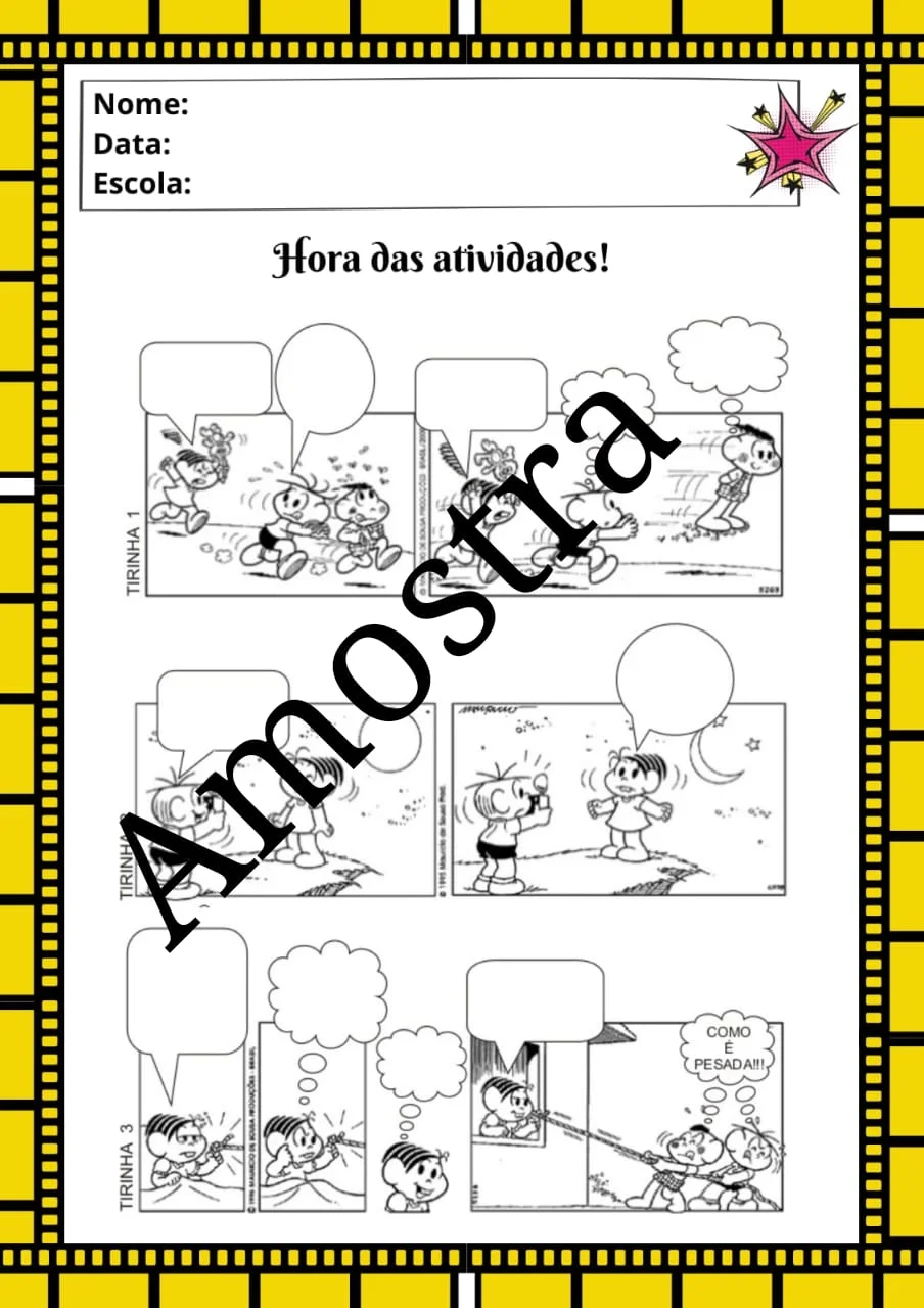 Projeto Histórias em Quadrinhos - Atividades de Leitura, Interpretação e Produção Textual Ensino Fundamental —…