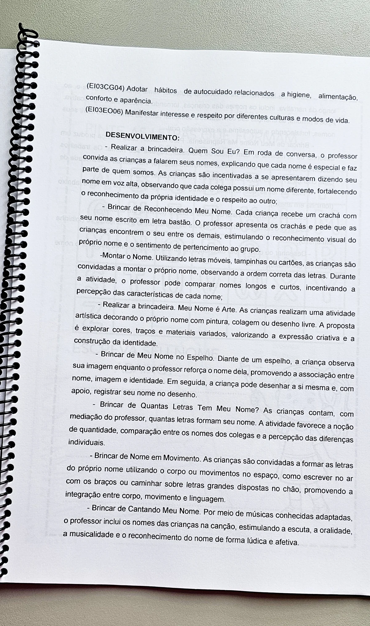 Projeto Identidade – Educação Infantil | 4 Semanas de Atividades — amostra 3: O Projeto Identidade é um recurso pedagógico…