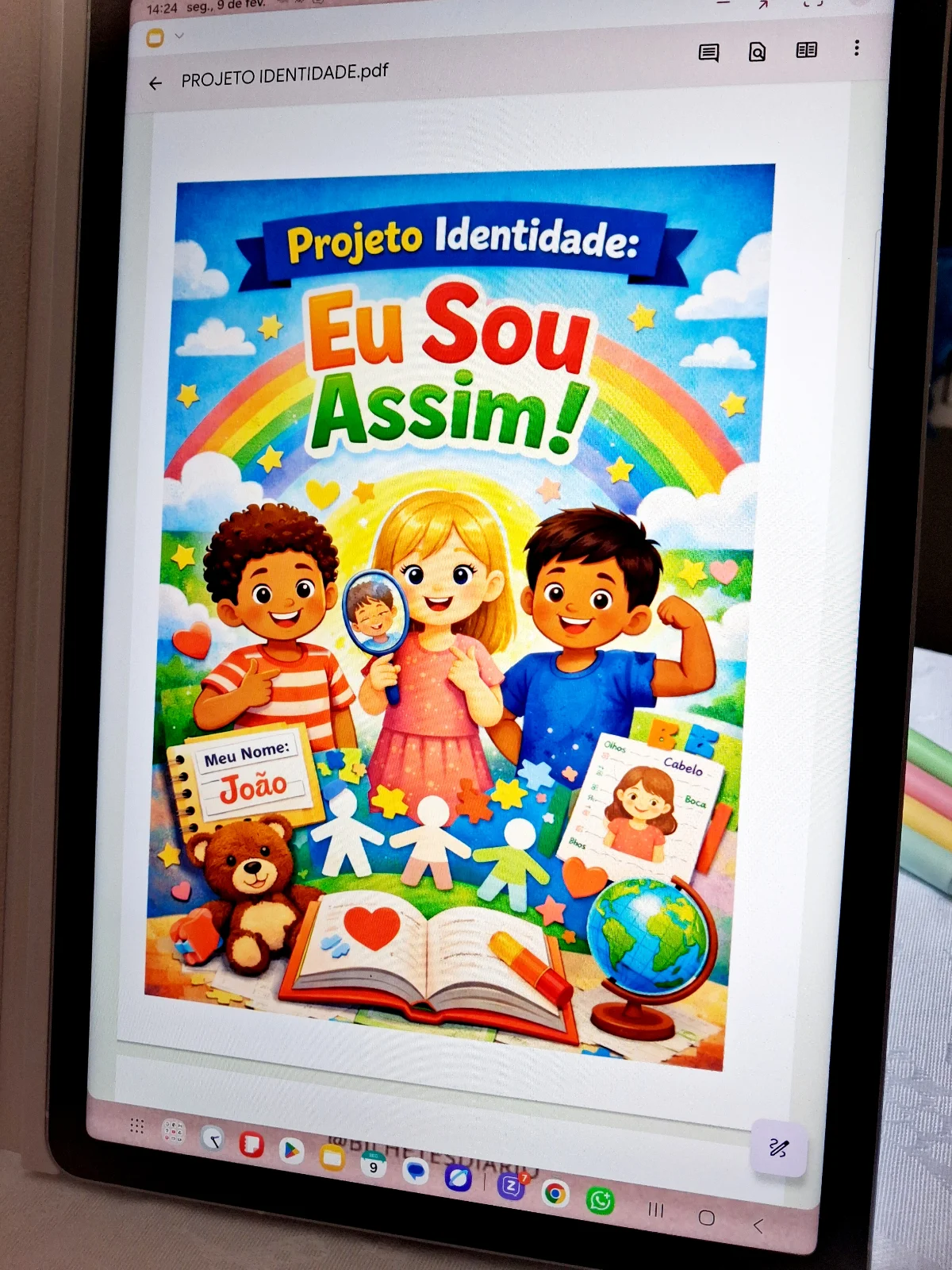 Projeto Identidade – Educação Infantil | 4 Semanas de Atividades — amostra 5: O Projeto Identidade é um recurso pedagógico…