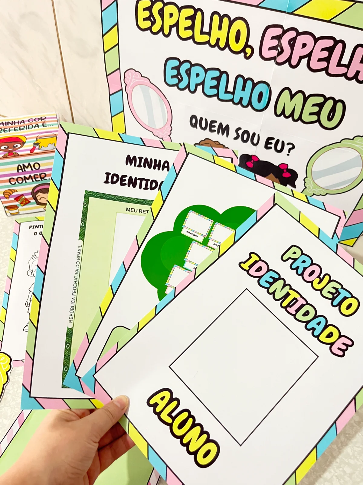 🔎 Projeto Identidade – Espelho, espelho meu! 🌟 — amostra 3: Cada criança é especial e tem sua própria história