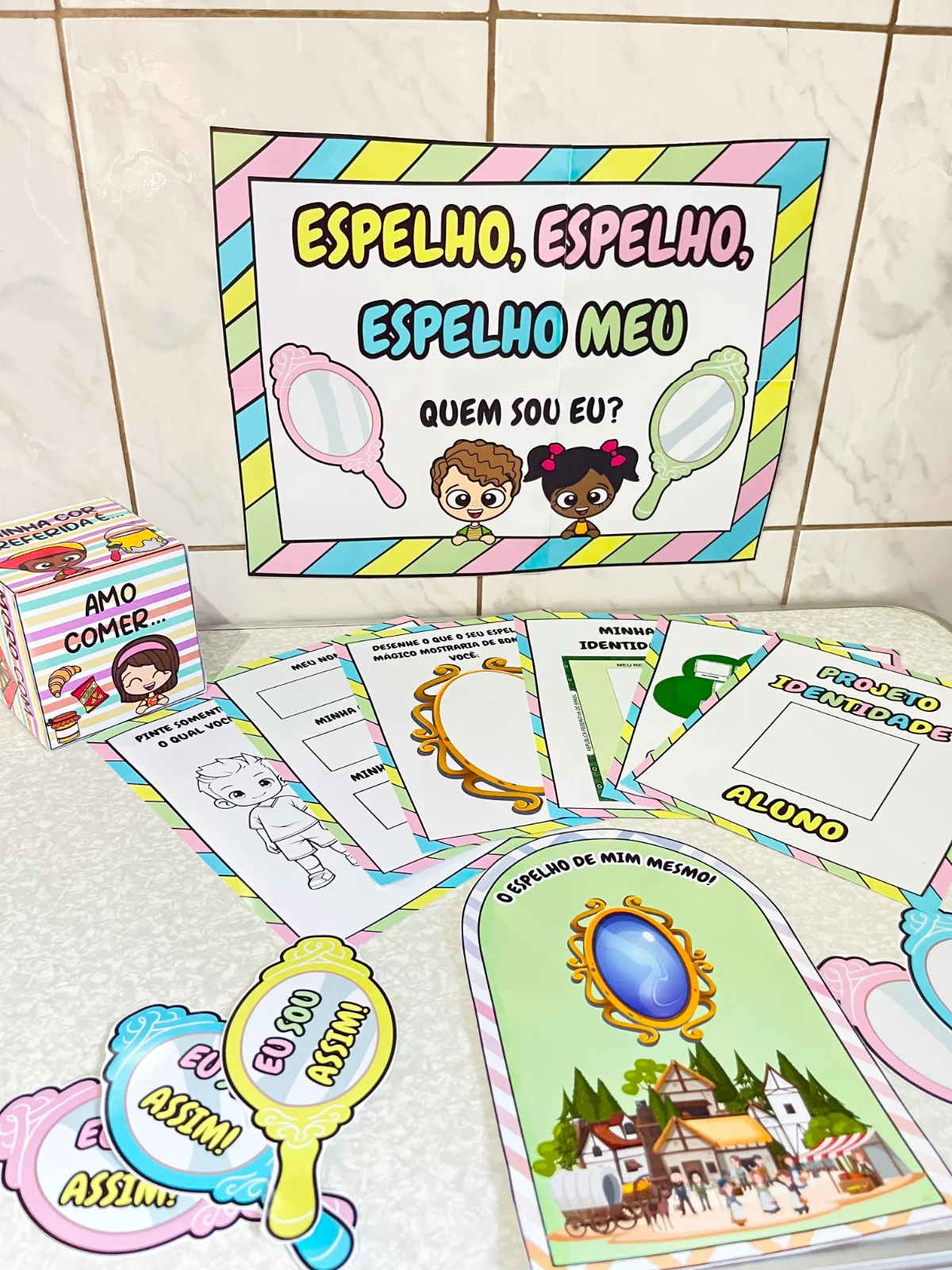 🔎 Projeto Identidade – Espelho, espelho meu! 🌟 — amostra 3: O que está incluso – Descrição do produto