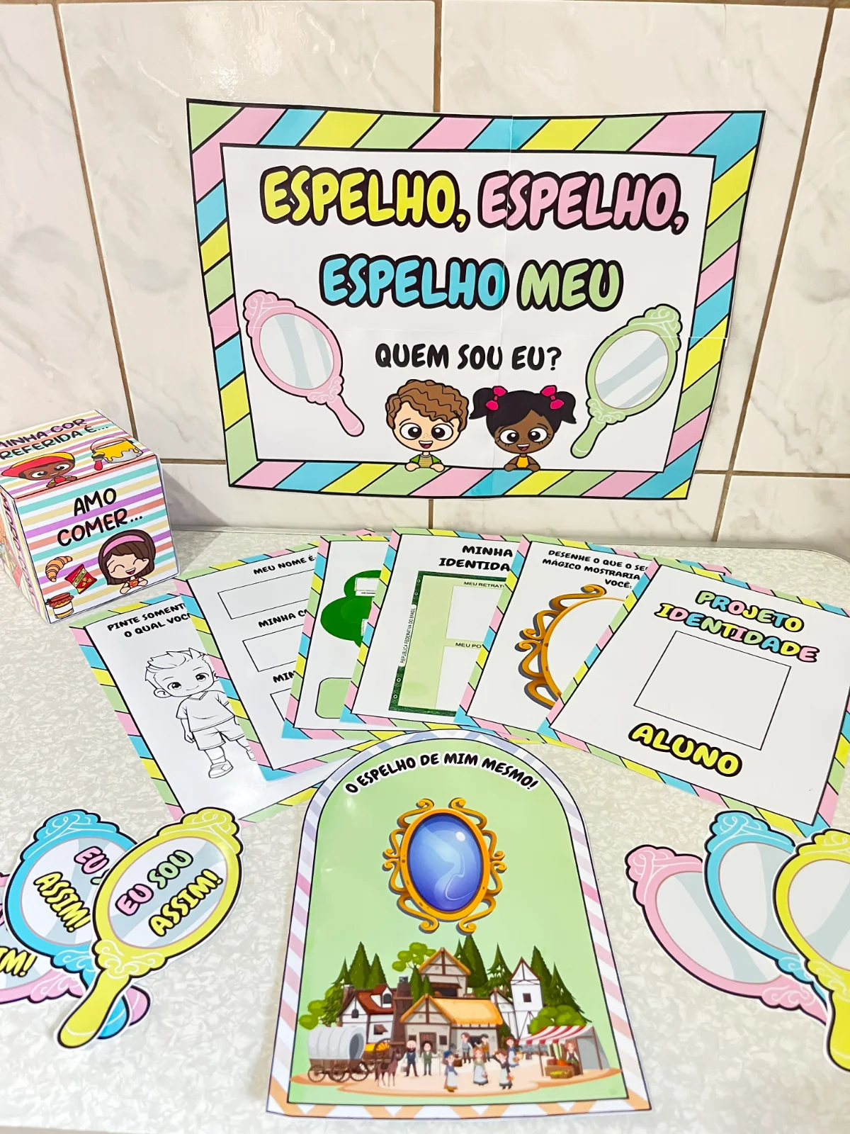 🔎 Projeto Identidade – Espelho, espelho meu! 🌟 — amostra 6: O que está incluso – Descrição do produto
