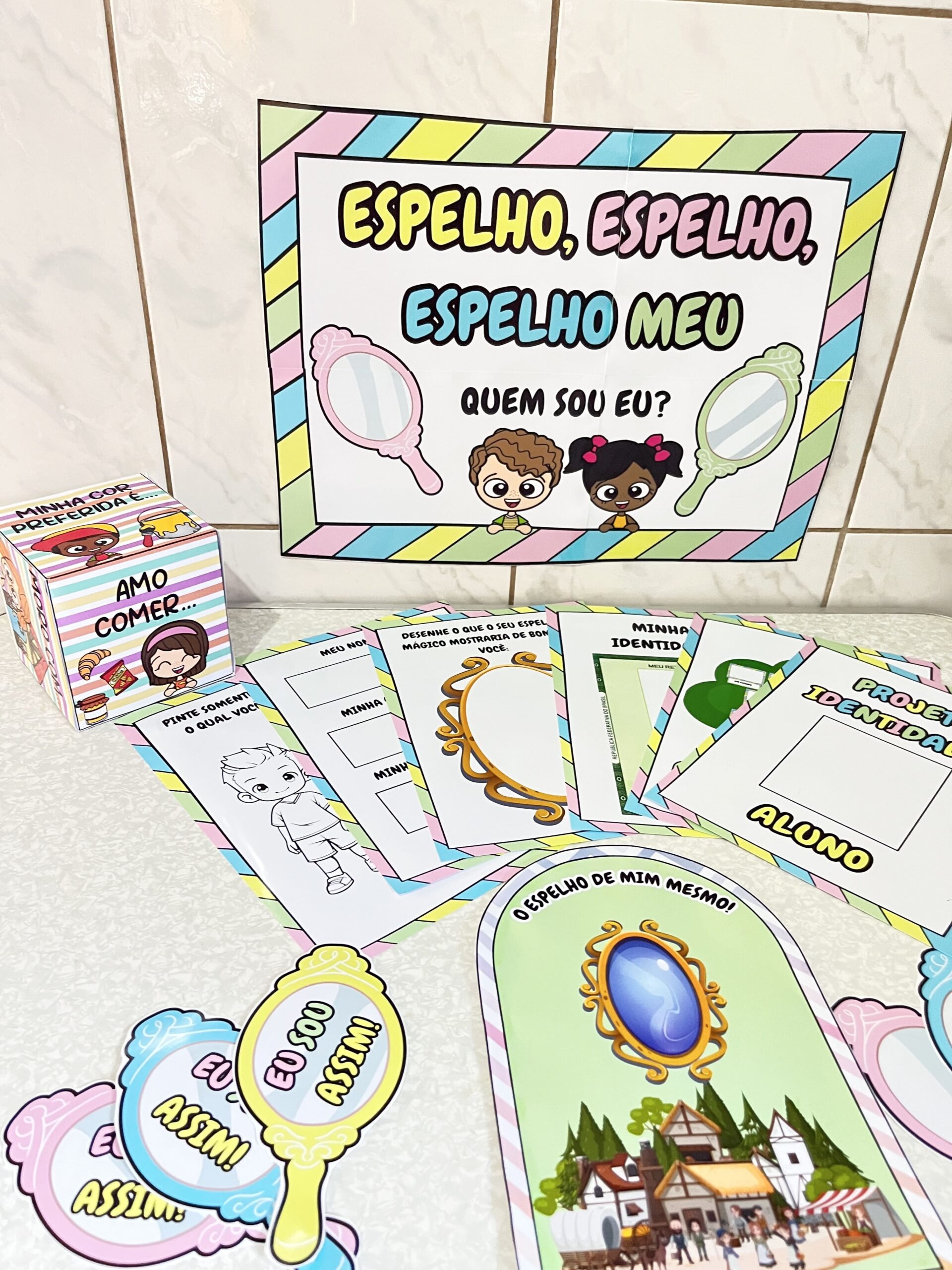 Projeto identidade na educação infantil – PDF para Imprimir — capa do material