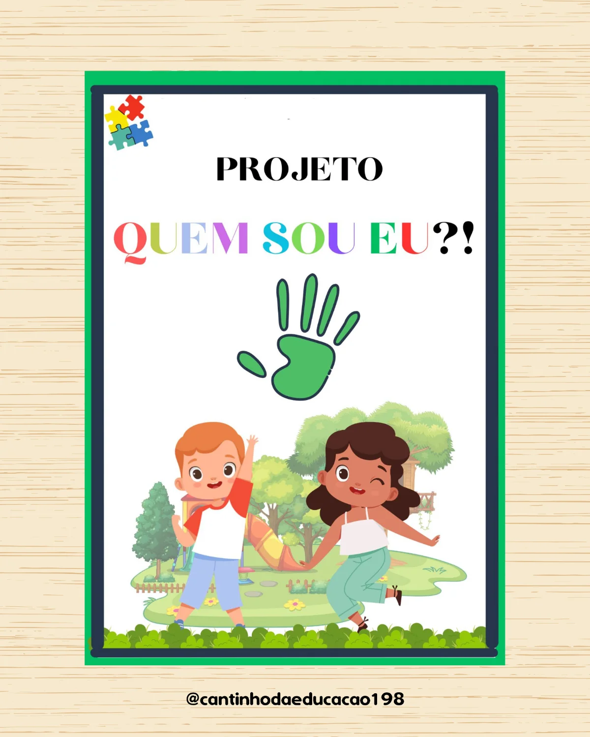 Projeto identidade – quem sou eu? – Material Pedagógico — capa do material