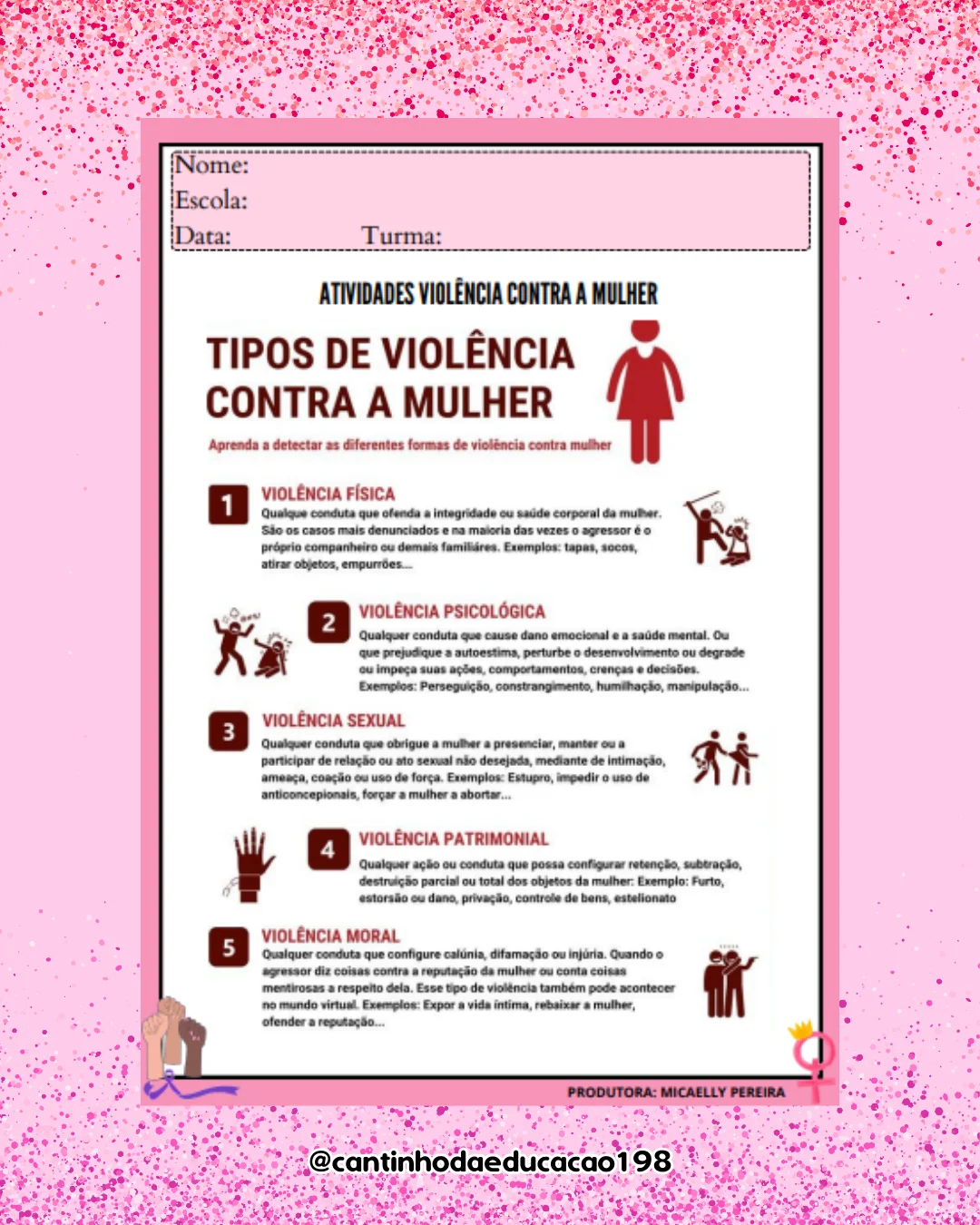 Projeto lei maria da penha – Material Pedagógico — amostra 2: Um projeto educativo para trabalhar com os alunos temas…