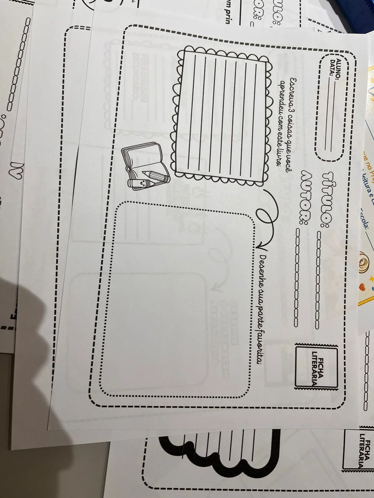Projeto Leitura Viajante: Fichas Literárias do 3º ao 5º Ano — amostra 2: Incentive o hábito leitor com uma experiência…