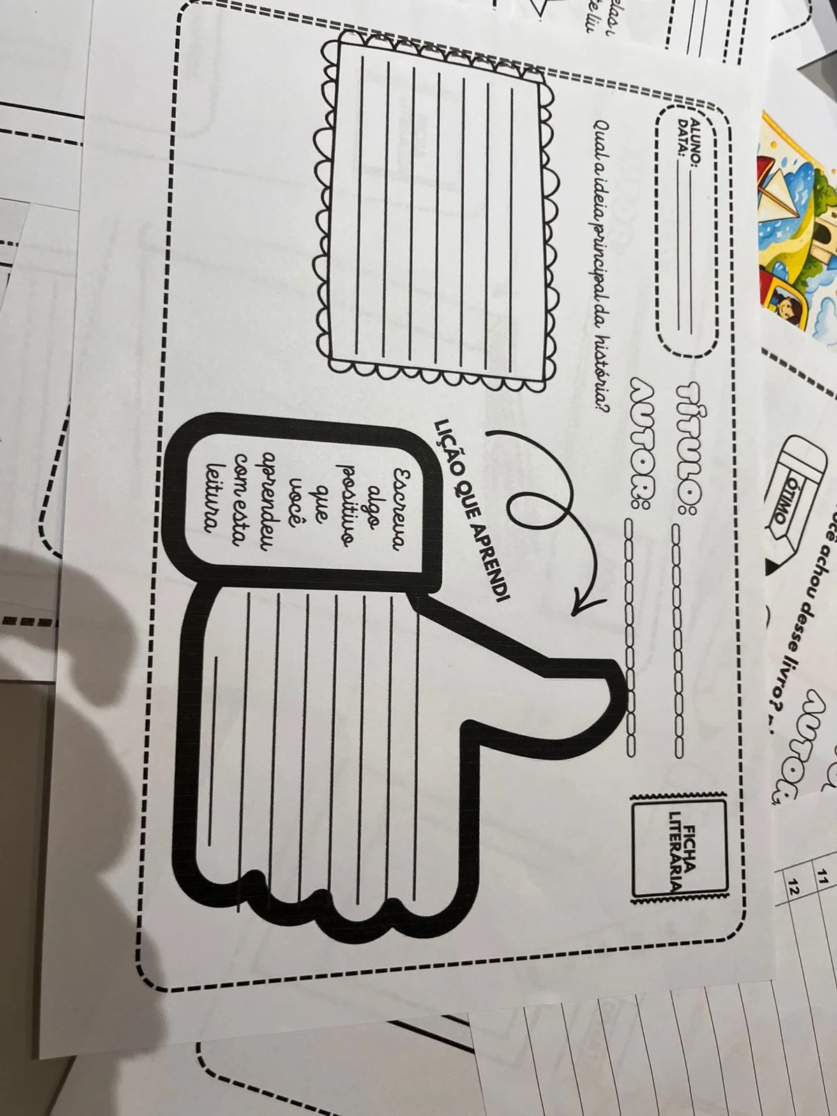 Projeto Leitura Viajante: Fichas Literárias do 3º ao 5º Ano — amostra 7: Incentive o hábito leitor com uma experiência…