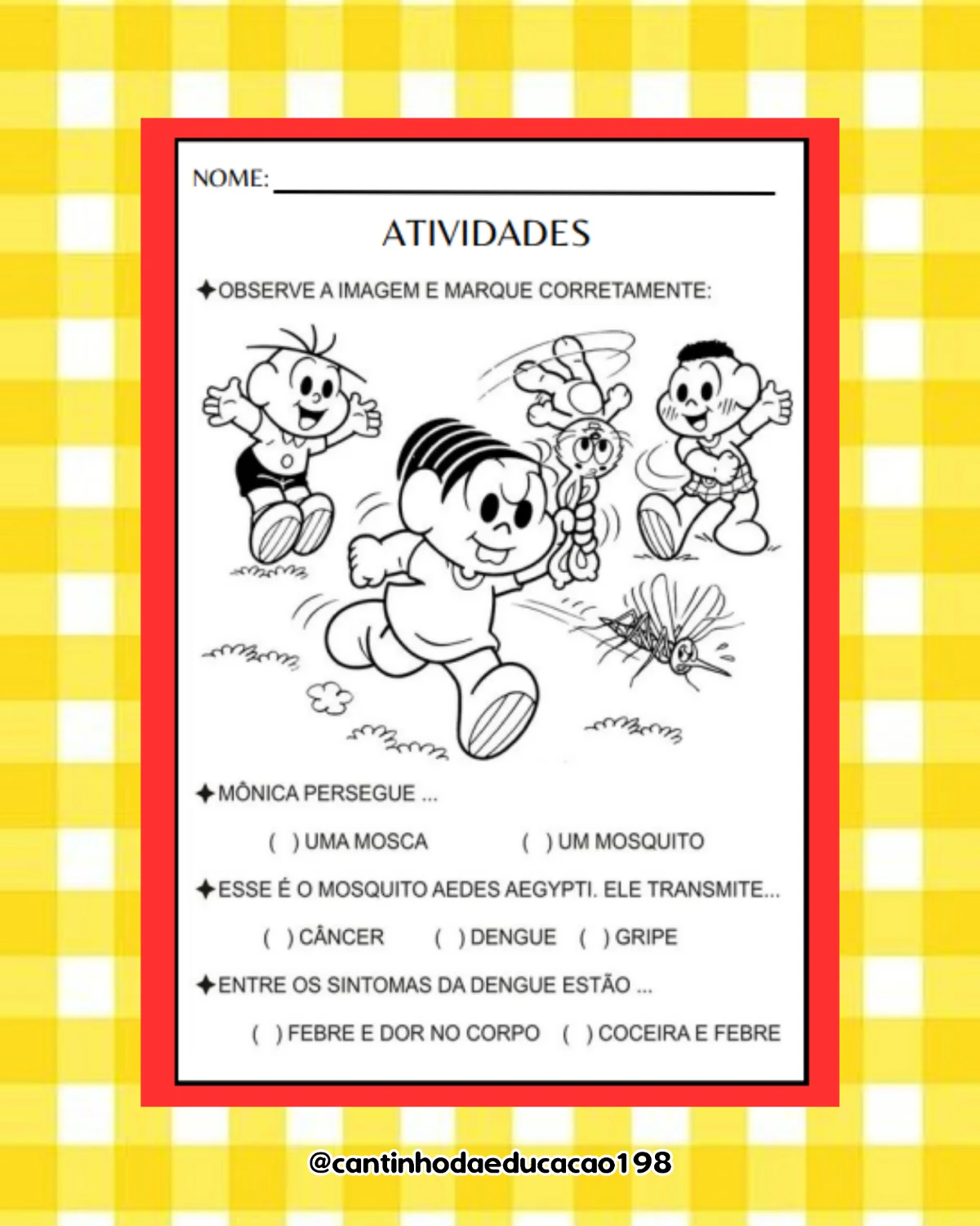 Projeto literário – maurício de sousa – PDF para Imprimir — amostra 4: Um projeto completo e super divertido para explorar…