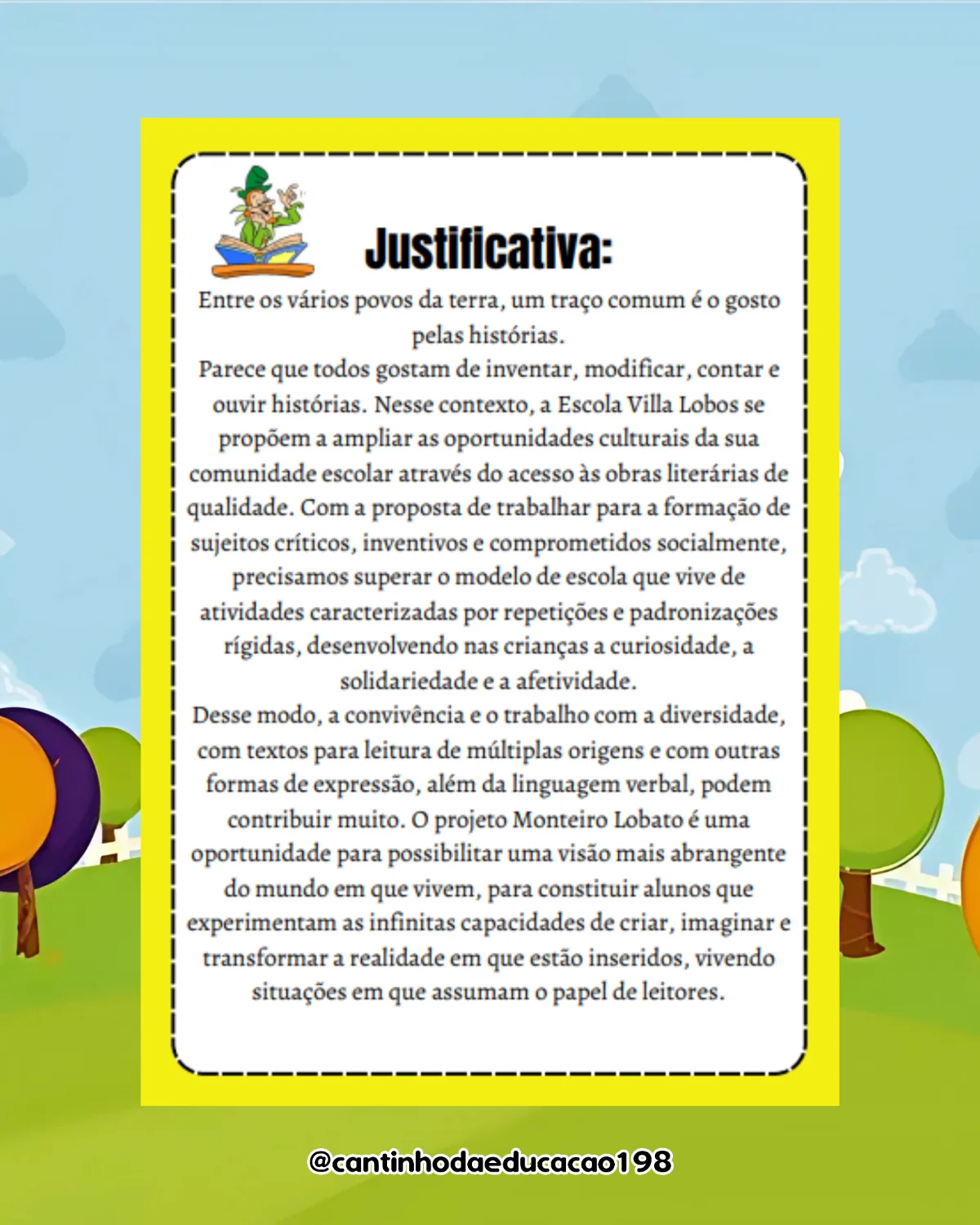 Projeto literário – monteiro lobato – Material Pedagógico — amostra 1: O que vem no material