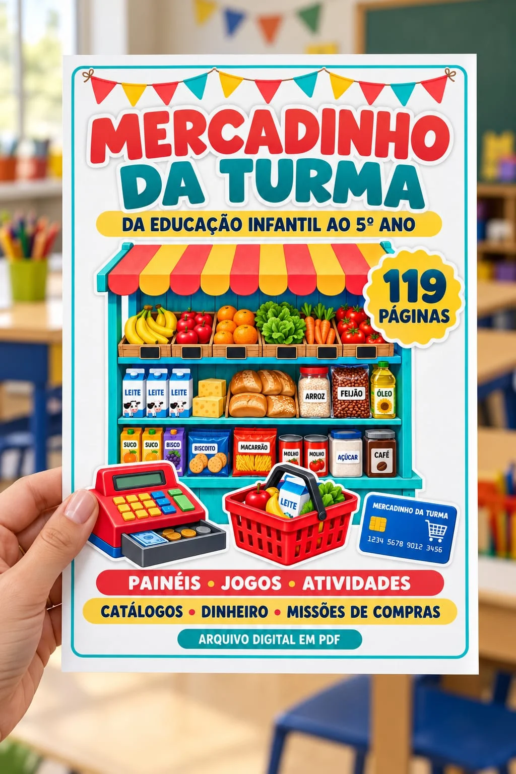 Projeto Mercadinho da Turma Sistema Monetário PDF — Jogos pedagógicos para Educação Infantil: Projeto Mercadinho da Turma…