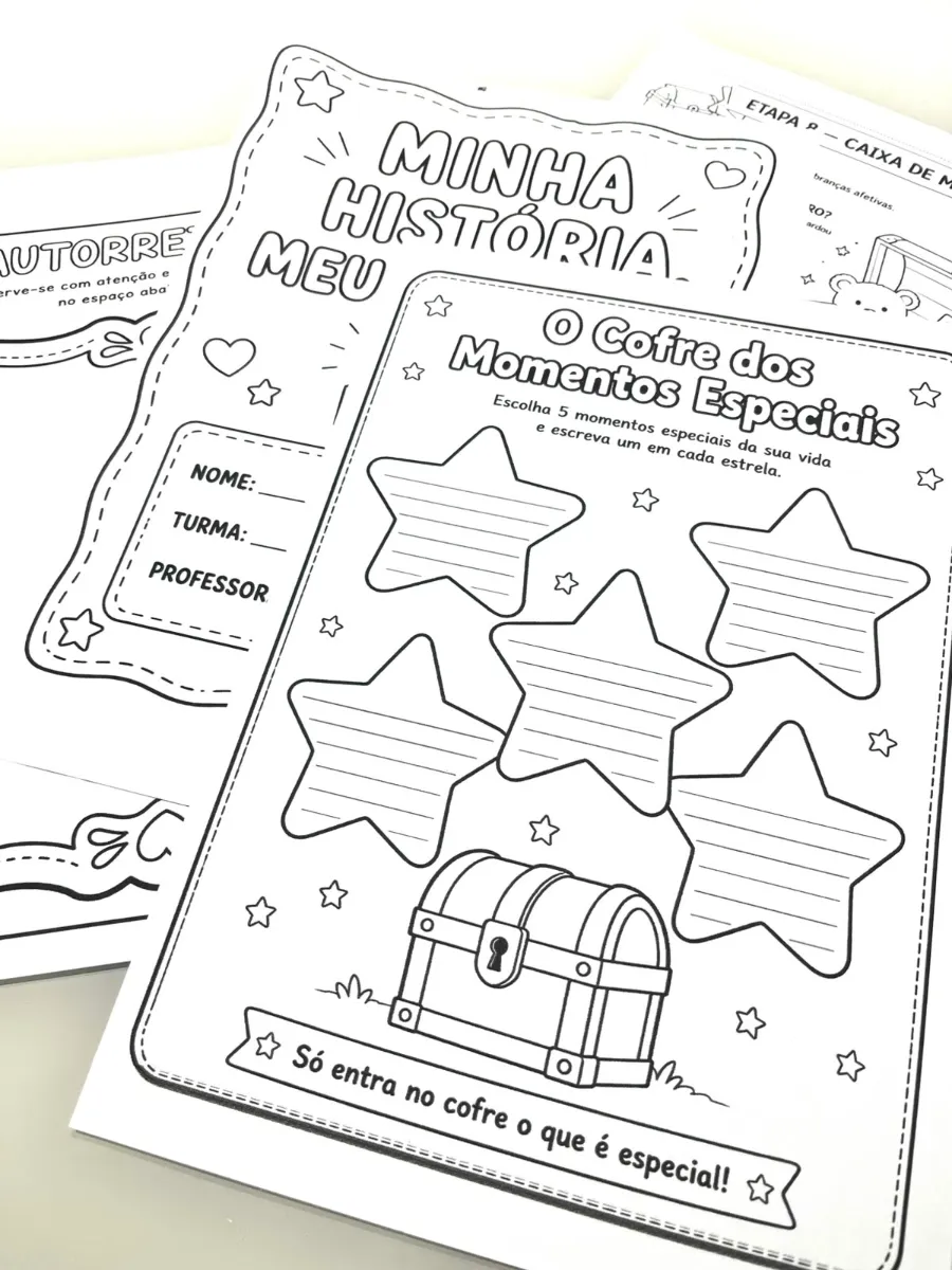 Projeto Minha História, Meu Tesouro: Autobiografia — amostra 4: Uma experiência afetiva e pedagógica onde cada criança…