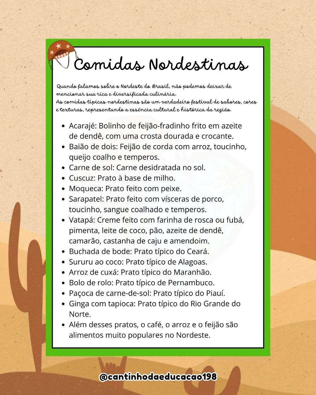 Projeto nordeste – PDF para Imprimir | Anos Iniciais — amostra 4: Um material completo e rico para trabalhar a cultura…