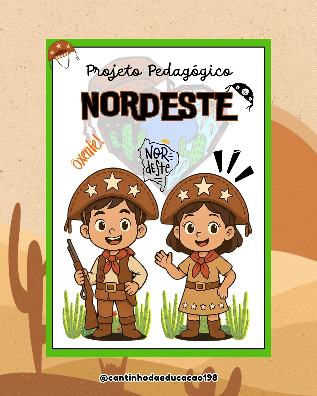 Projeto nordeste – PDF para Imprimir | Anos Iniciais — Alfabetização para Educação Infantil: Um material completo e rico…