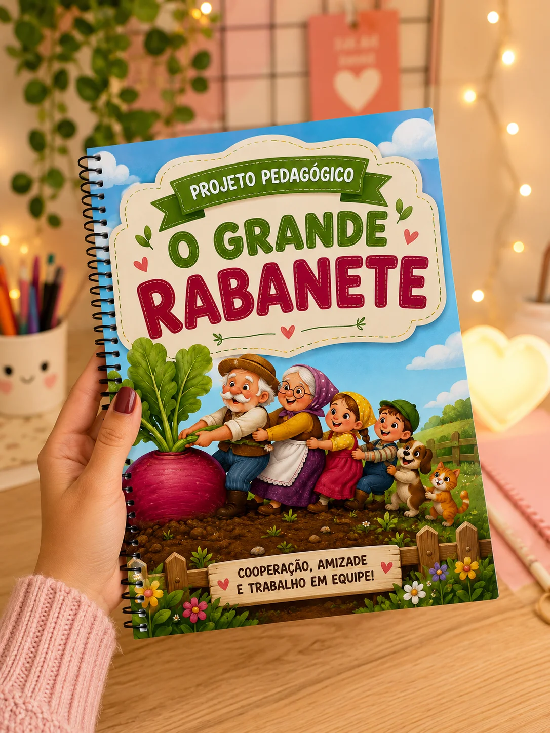 Projeto O Grande Rabanete: Educação Infantil — amostra 2: Projeto O Grande Rabanete com plano de aula, atividades de…