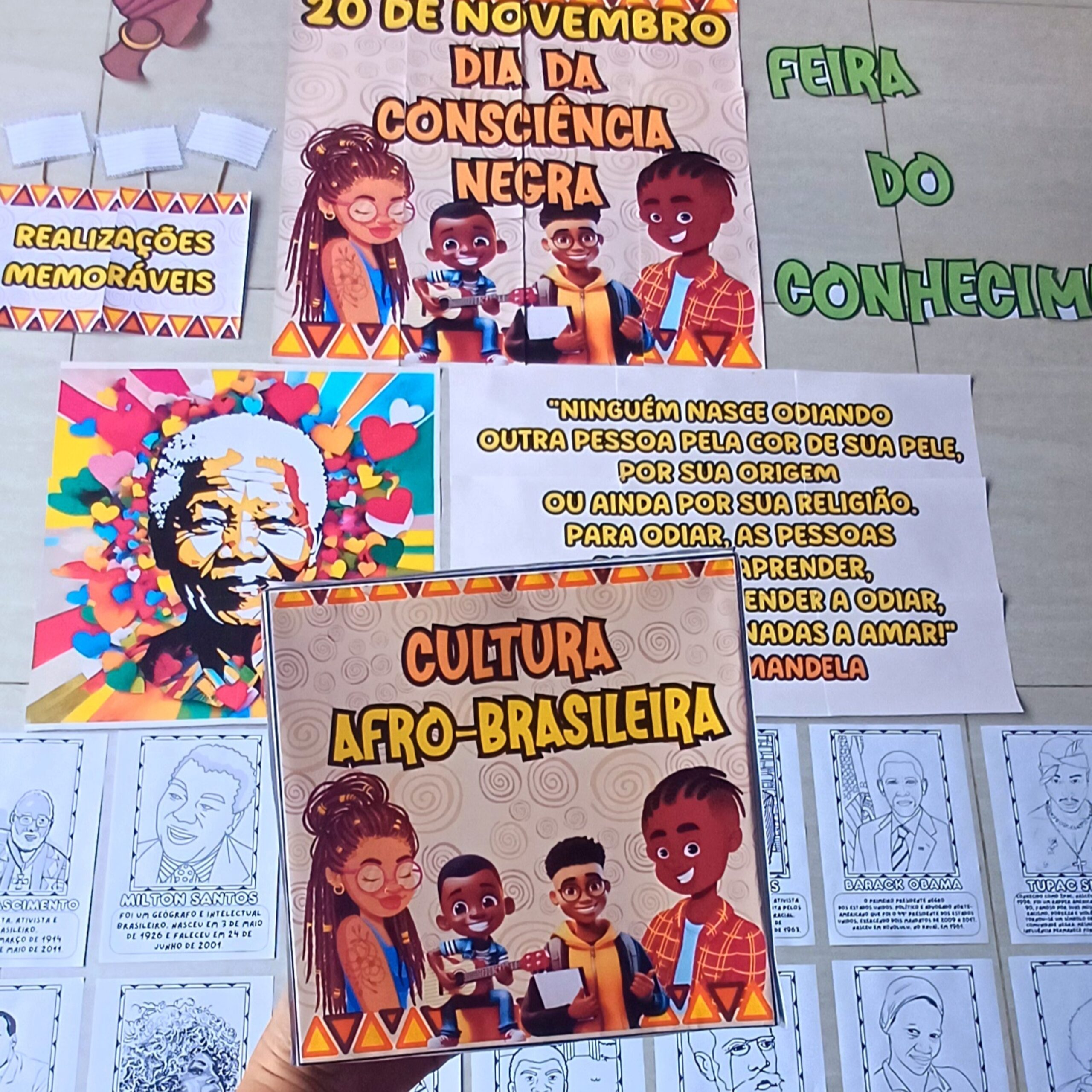Projeto personalidades negras – PDF para Imprimir — capa do material