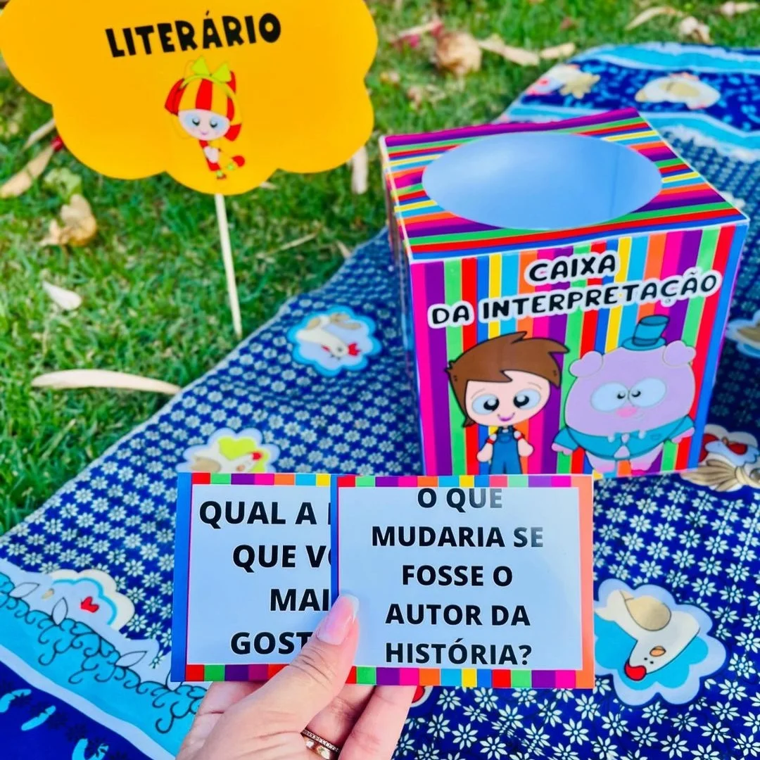 Projeto piquenique literário – Material Pedagógico — amostra 1: O que vem no material