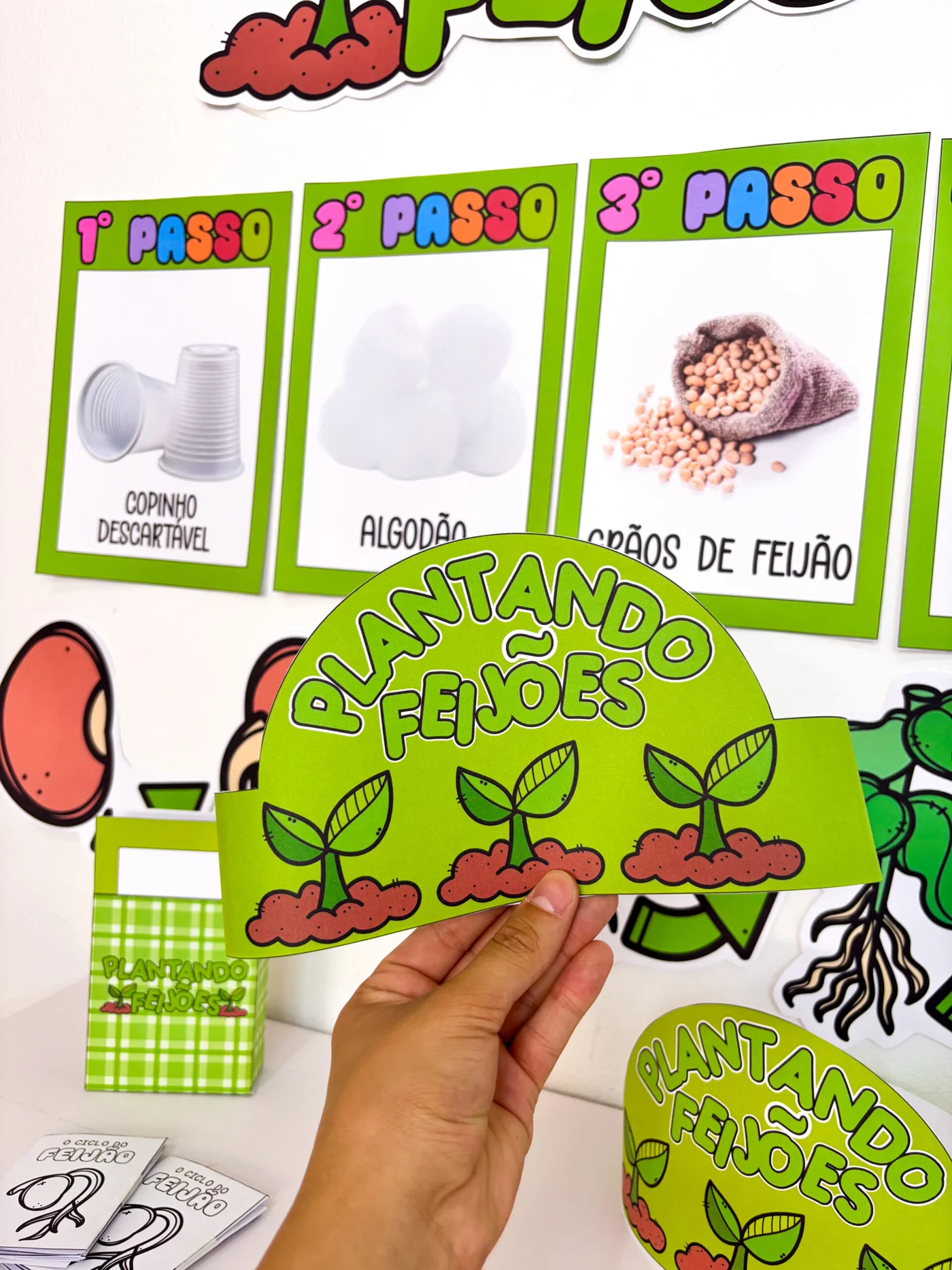 Projeto plantando feijões — amostra 2: Transforme sua sala em um verdadeiro laboratório da infância