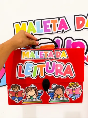Projeto Sacola da Leitura / Maleta da Leitura - Recursos Pedagógicos com Fichas — capa do material