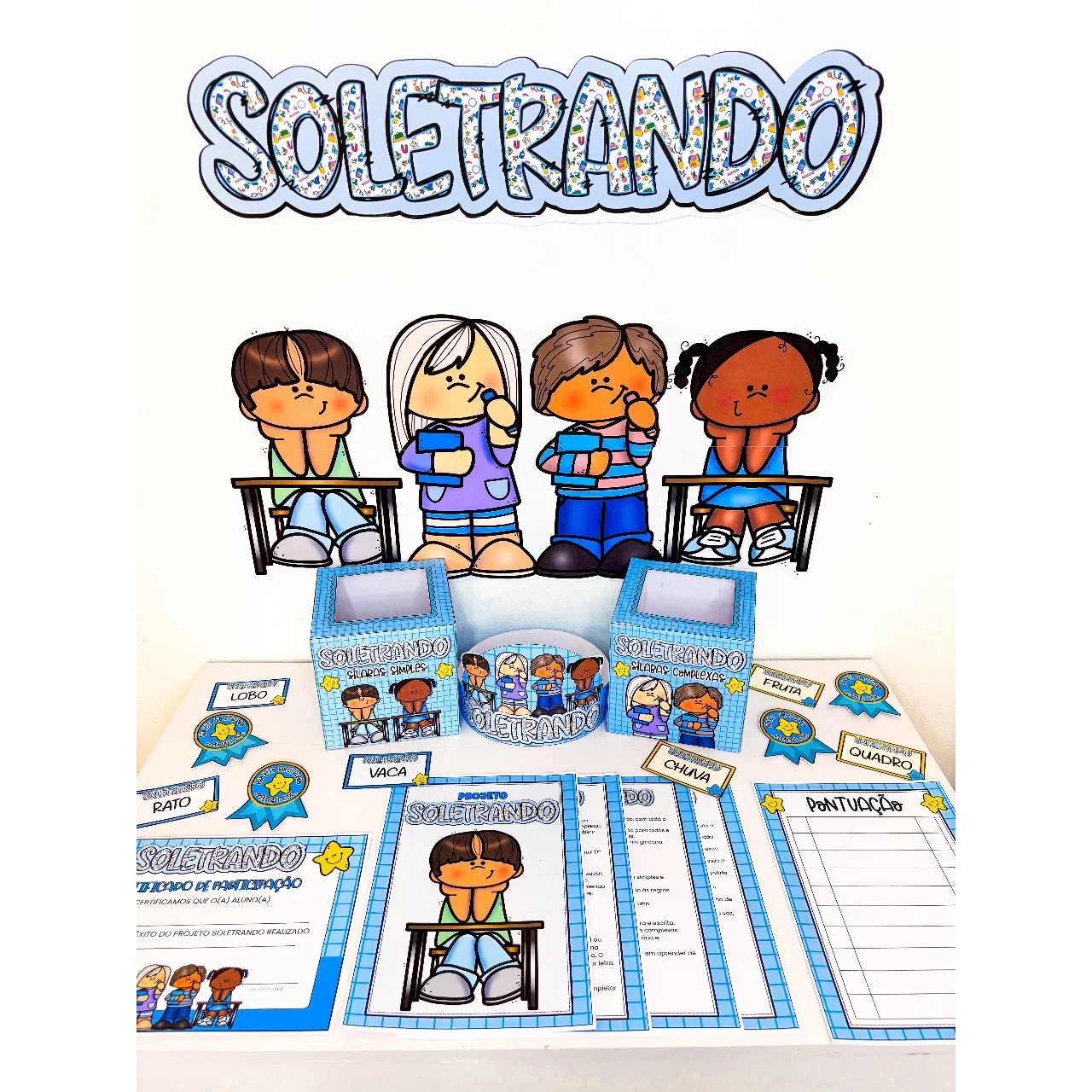 Projeto Soletrando em PDF: Kit Pedagógico Completo para Anos Iniciais — Alfabetização para 5º ano: Projeto Soletrando…