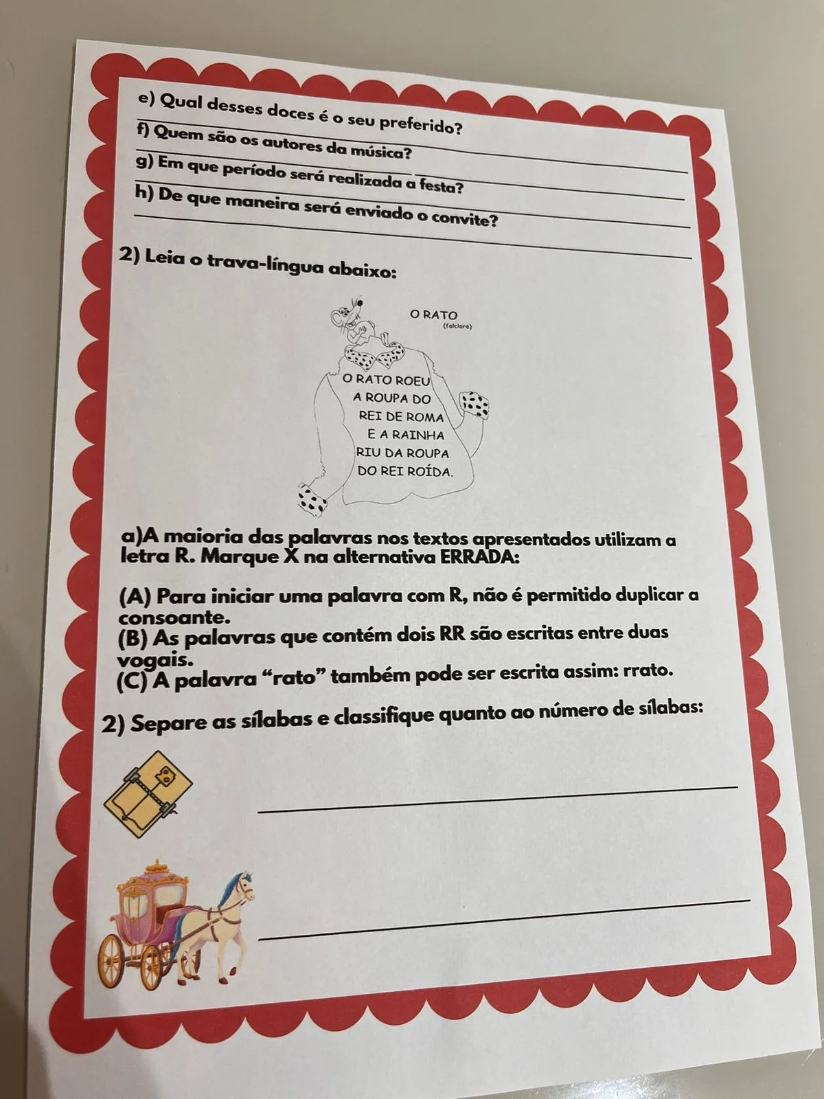PROVA DIAGNÓSTICA – 4º ANO Língua Portuguesa — amostra 3: A Prova Diagnóstica de Língua Portuguesa – 4º Ano foi…