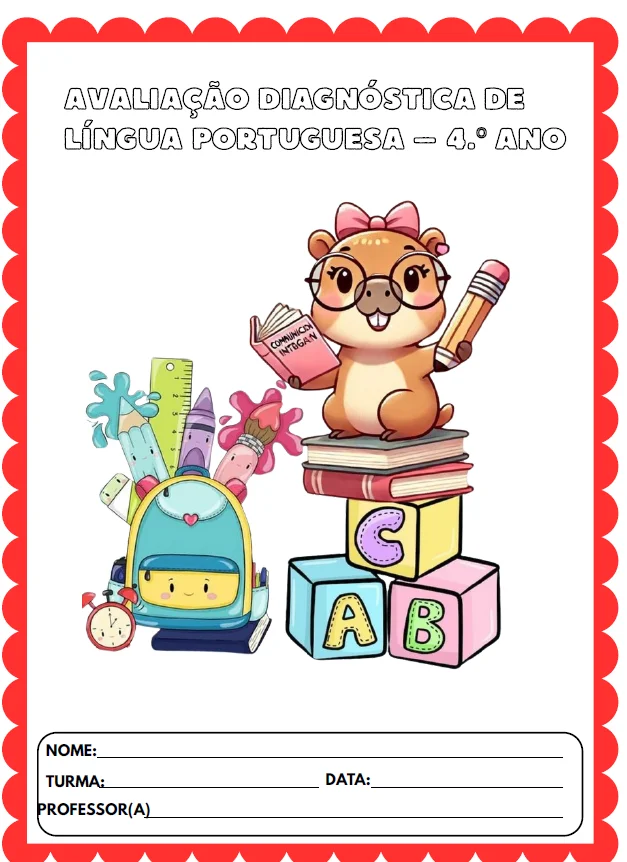 PROVA DIAGNÓSTICA – 4º ANO Língua Portuguesa — Alfabetização para 4º ano: A Prova Diagnóstica de Língua Portuguesa – 4º Ano…