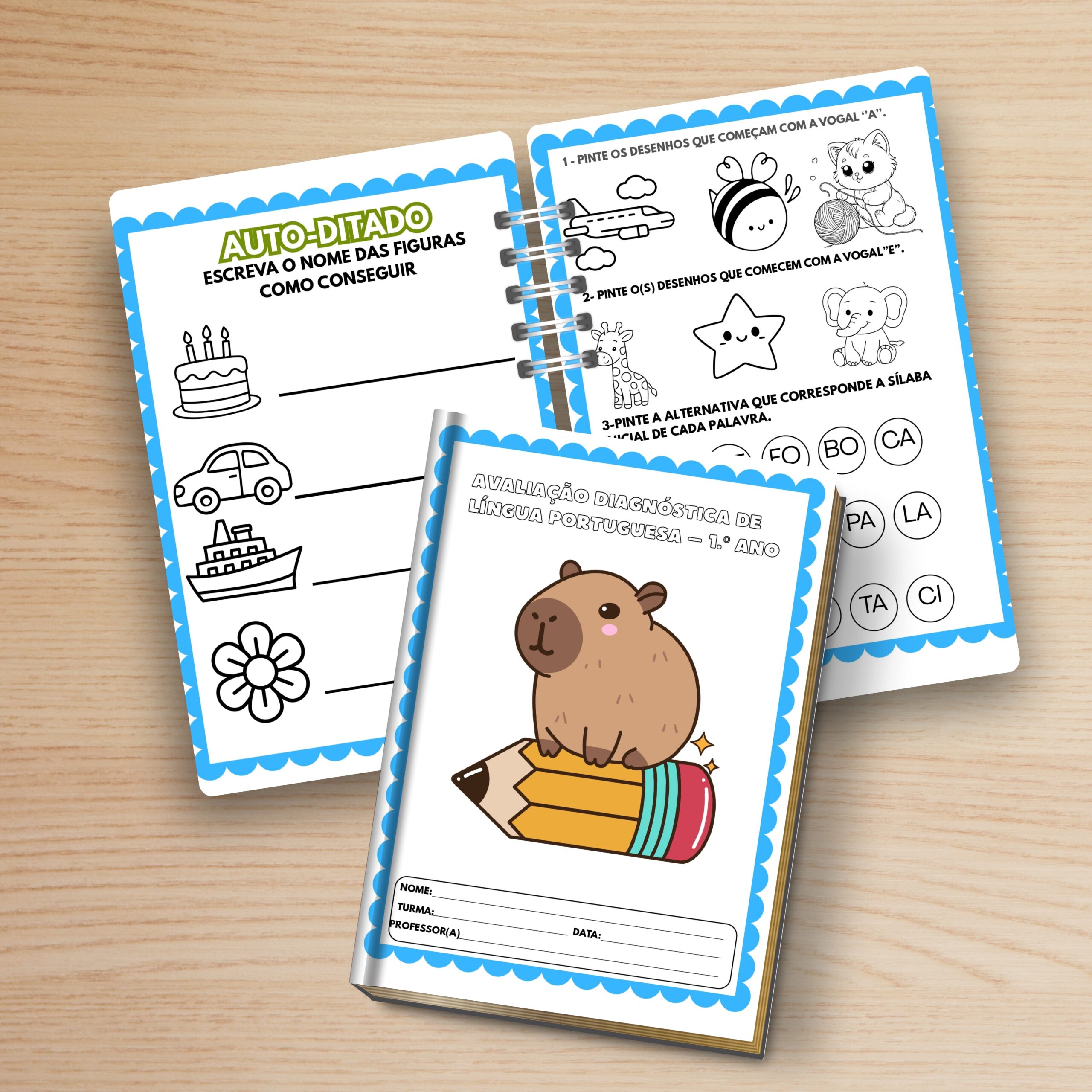 Prova diagnóstica / avaliação diagnóstica: 1º ano – PDF para Imprimir | Alfabetização — Alfabetização para 1º ano: Você…