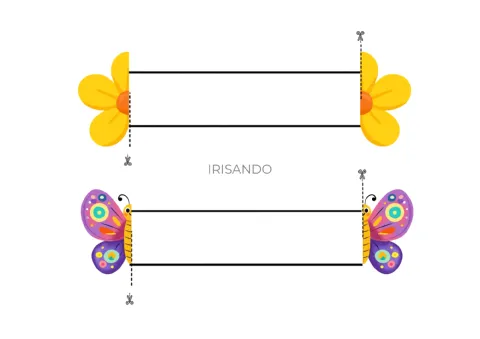 Pulseiras da Primavera — Recorte, Pinte e Use! — amostra 2: 🌸 Atividade de Primavera para recortar, pintar e montar…
