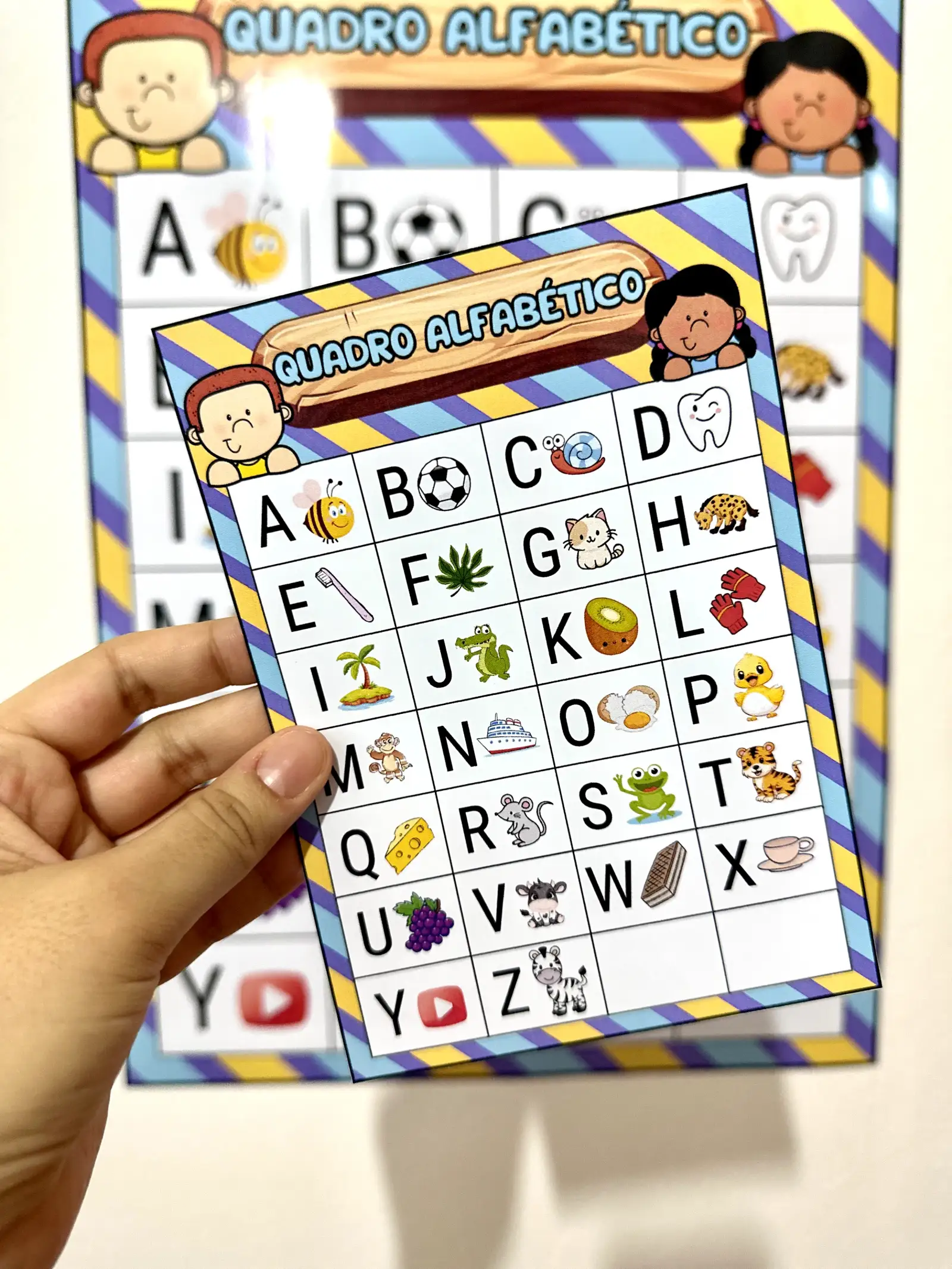 Quadro Alfabético | Educação Infantil e Anos Iniciais — amostra 2: Para quem é indicado Quadro Alfabético | Educação Infantil e Anos Iniciais — amostra 2: Para quem é indicado