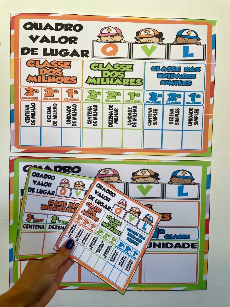 Quadro valor de lugar — Matemática para Todas as séries: 📚✨ QUADRO VALOR DE LUGAR – Transforme a matemática em algo visual…